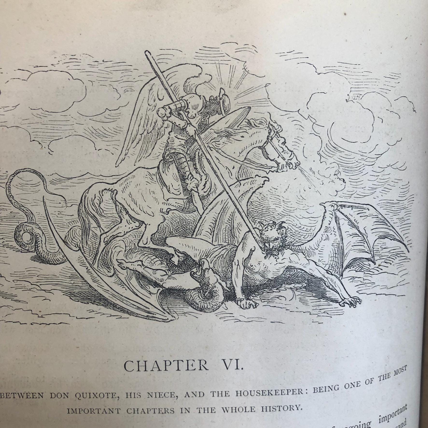 The History of Don Quixote. By Cervantes. And a Biographical Notice of Cervantes, by T. Teignmouth Shore, M.A. Illustrated by Gustave Dore. — photograph 9.