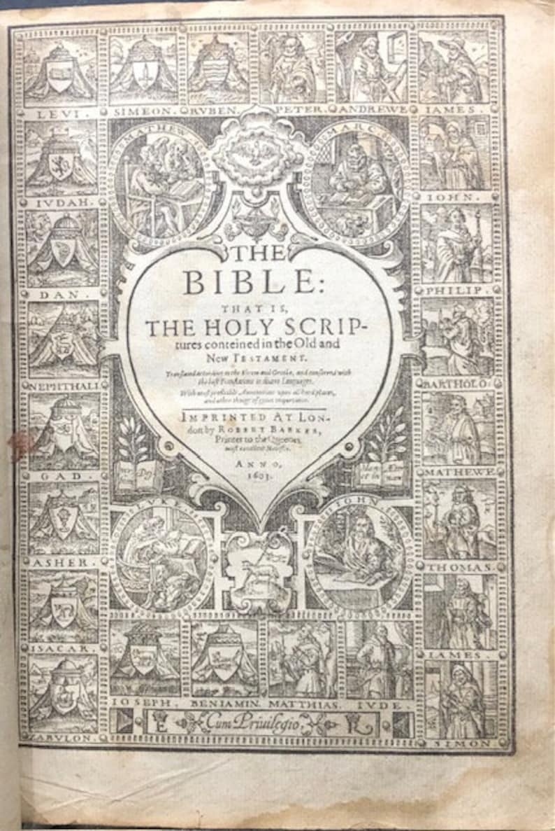 1604. Geneva Bible, breeches Bible. the Holy Bible That Is, the Holy
