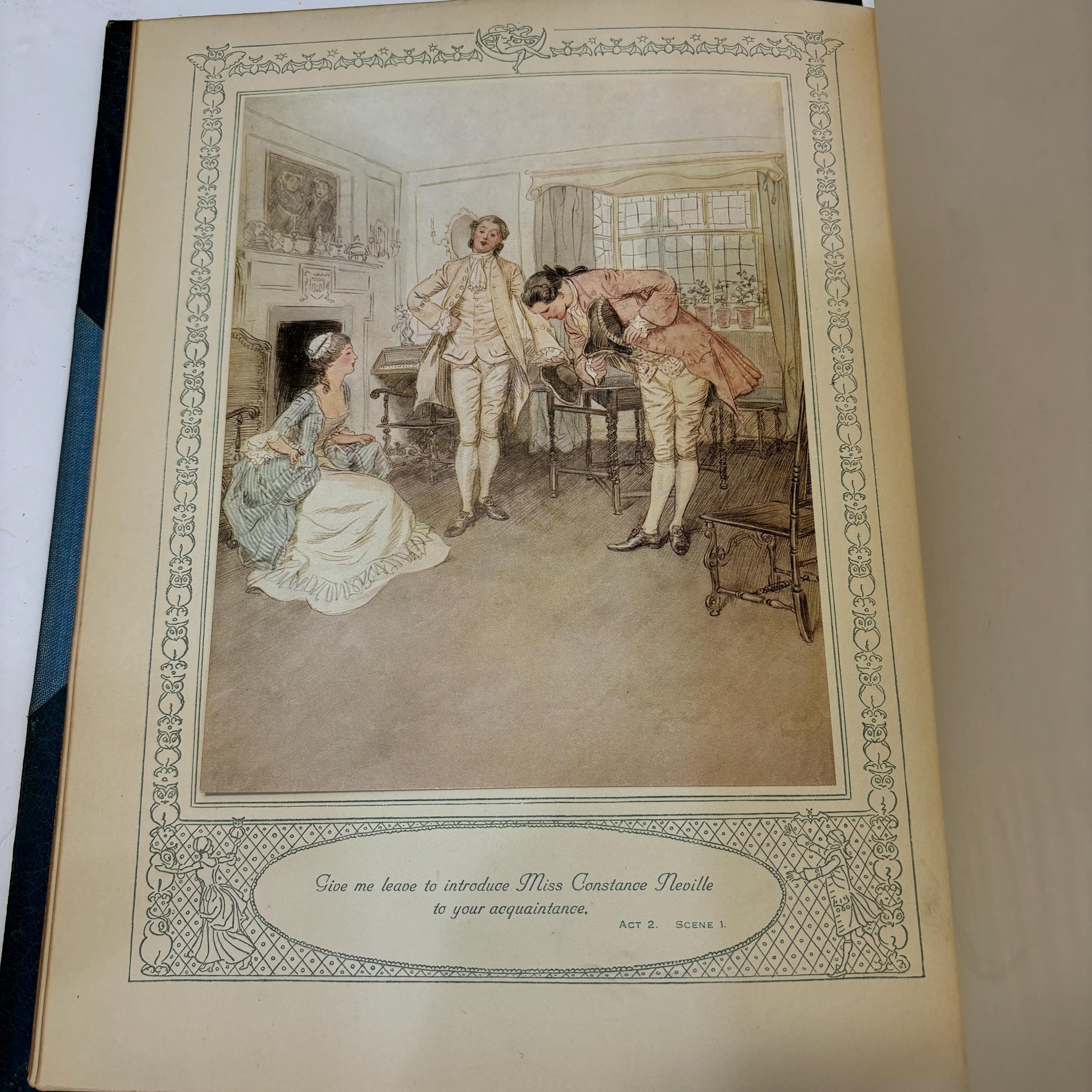She Stoops to Conquer or The Mistakes of a Night by Oliver Goldsmith Illustrated by Hugh Thompson — photograph 5.