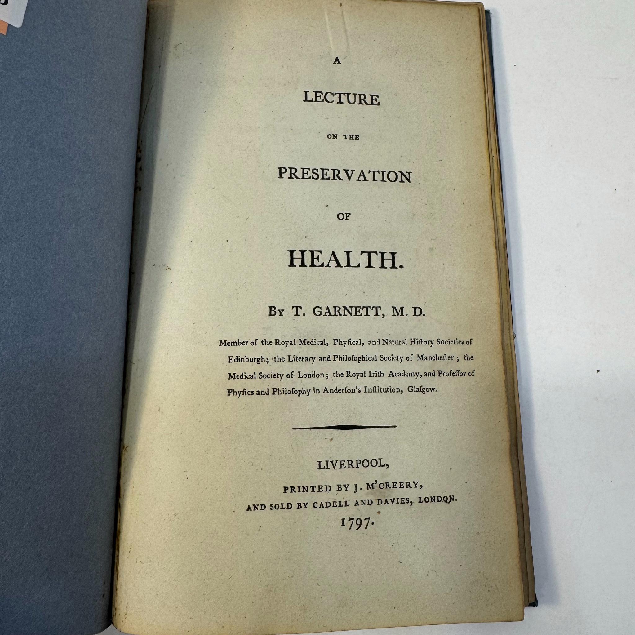 A Lecture on The Preservation of Health — photograph 3.