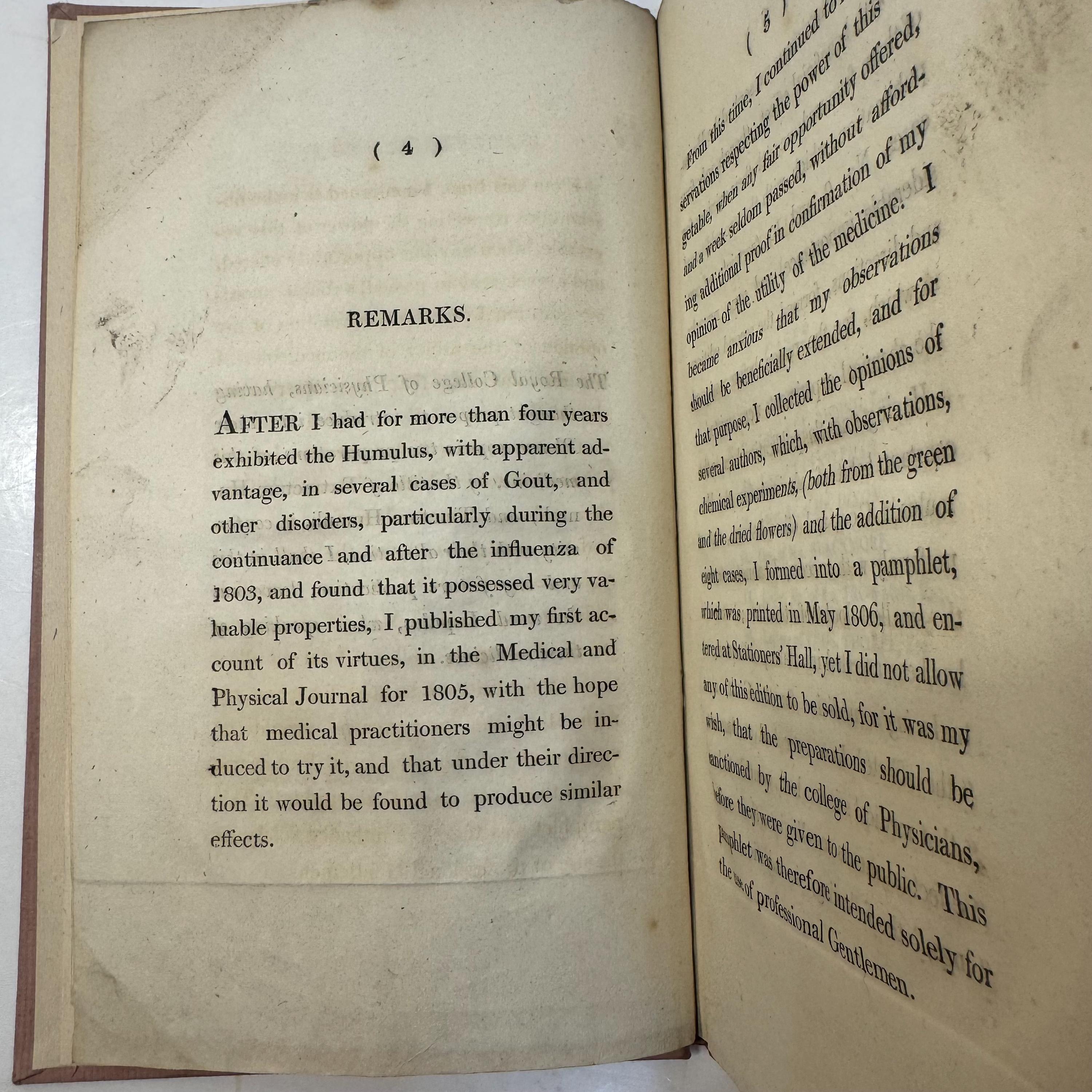 Additional Cases, With Further Directions to The Faculty, Relating to The Use of the Humulus, or Hop, in Gout and Rheumatic Affections. — photograph 4.