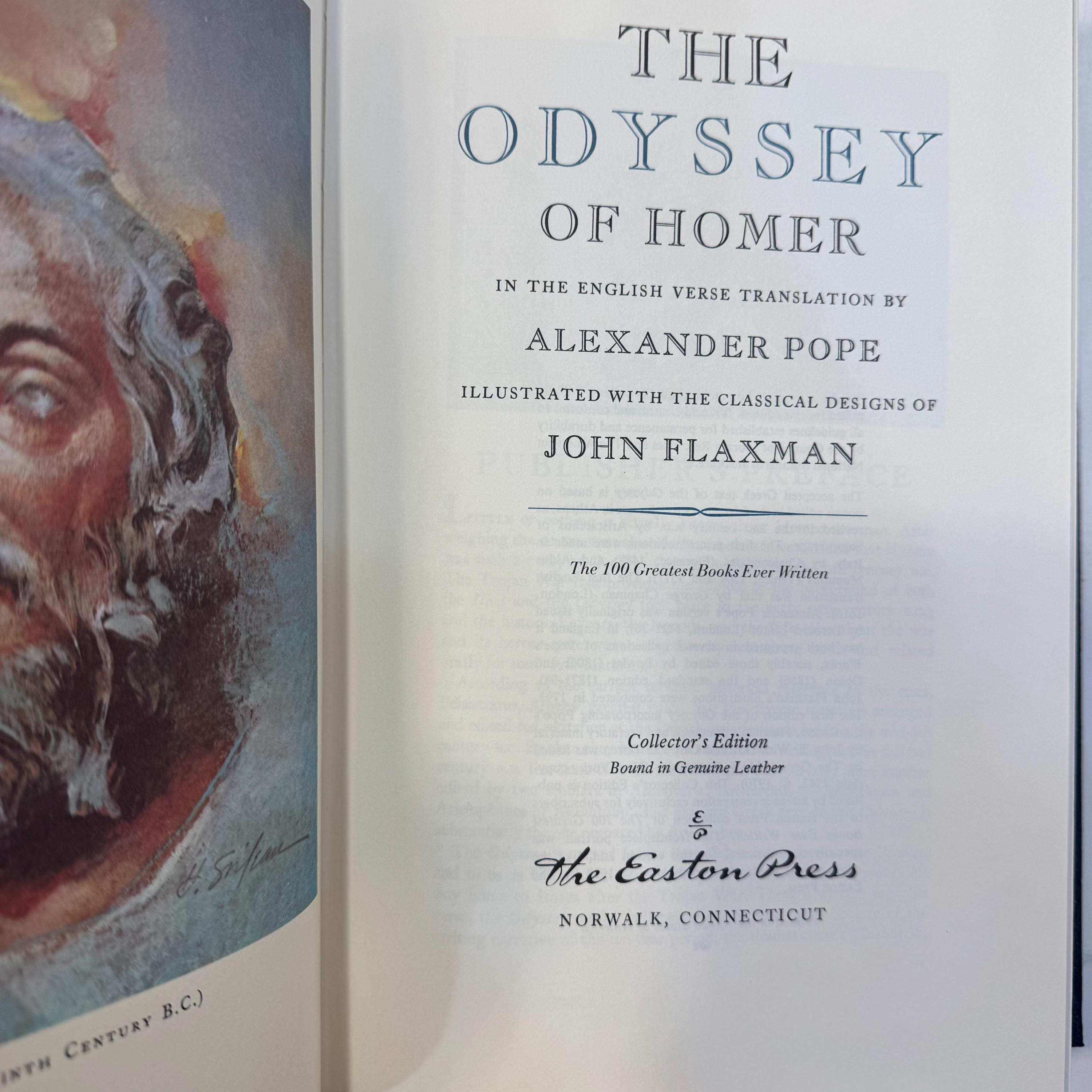 The Iliad & Odyssey of Homer | Easton Press Editions, 1978-1979, Illustrated — photograph 7.