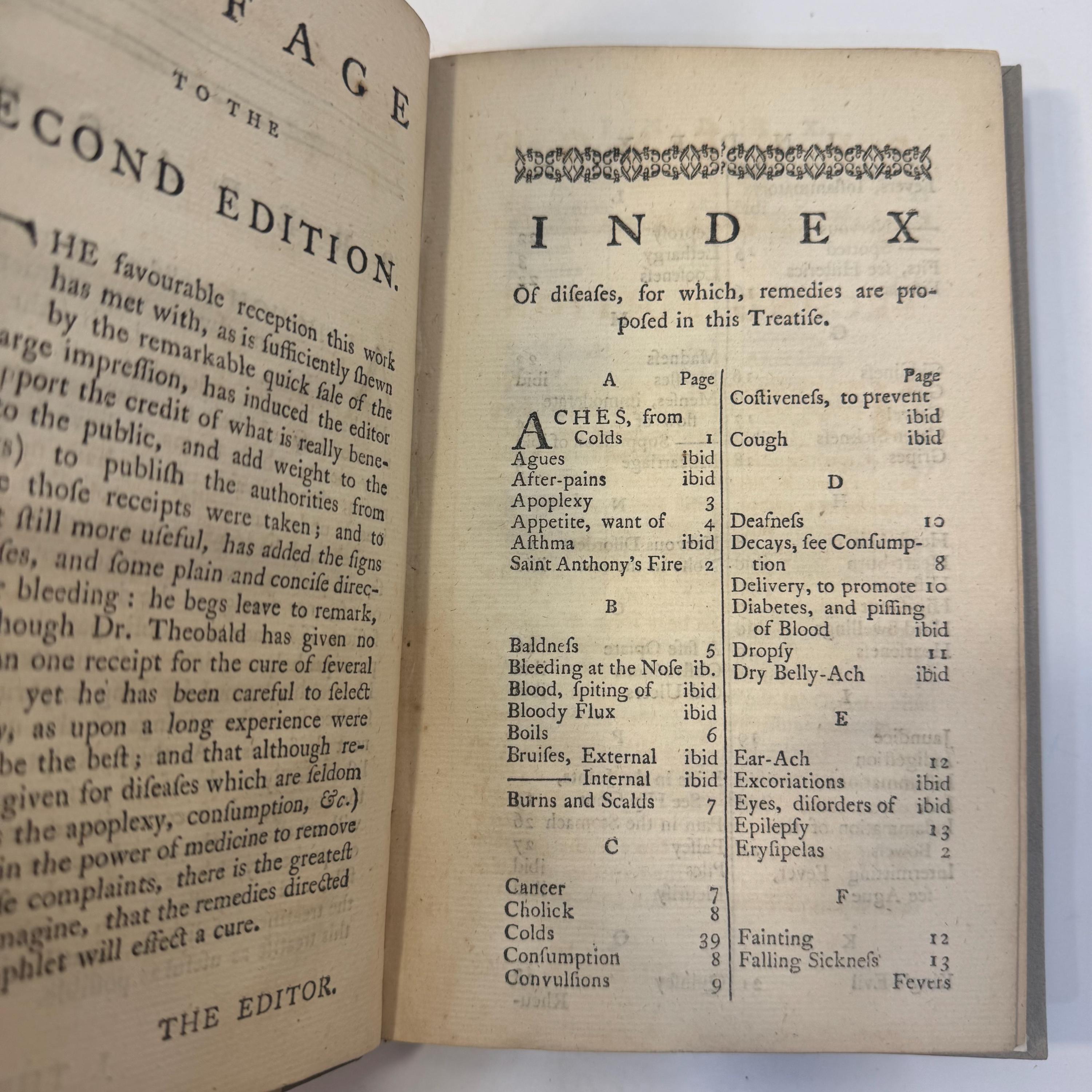 Every Man His Own Physician. Being, a Complet eCollction of Efficaious and Approved Remedies, For Every Disease incident to the Human Body. With Plain Instructions for Their Common Use. Necessary to be Had in All Families, Particularly Thops Residing in the Country. The Fourth Edition, Improved. — photograph 6.