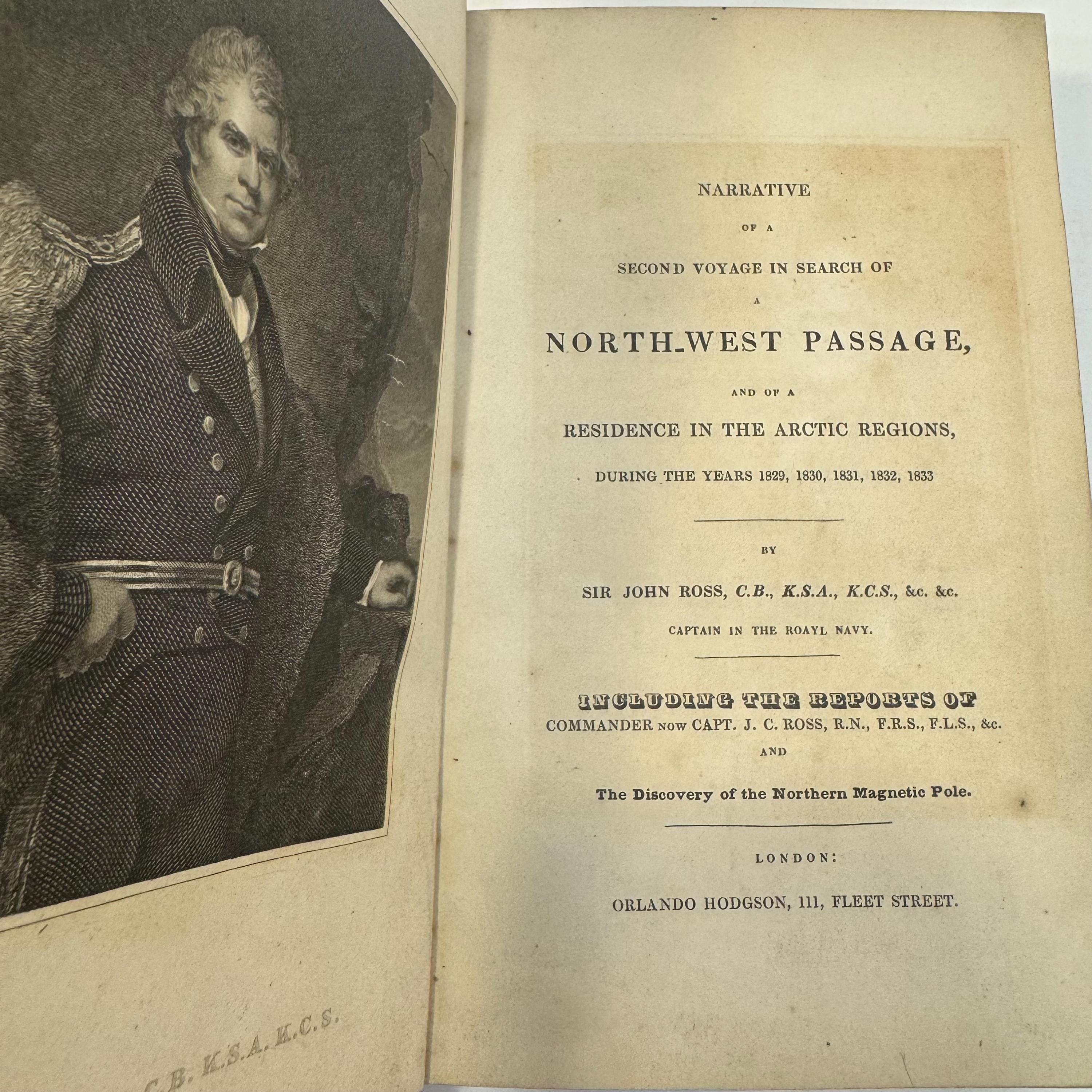 Narrative of a Second Voyage in Search of a North-West Passage, and a Residence in the Arctic Regions During the Years 1829, 1830, 1831, 1832, 1833. Including the Reports of Commander, Now Captain, James Clark Ross — photograph 4.