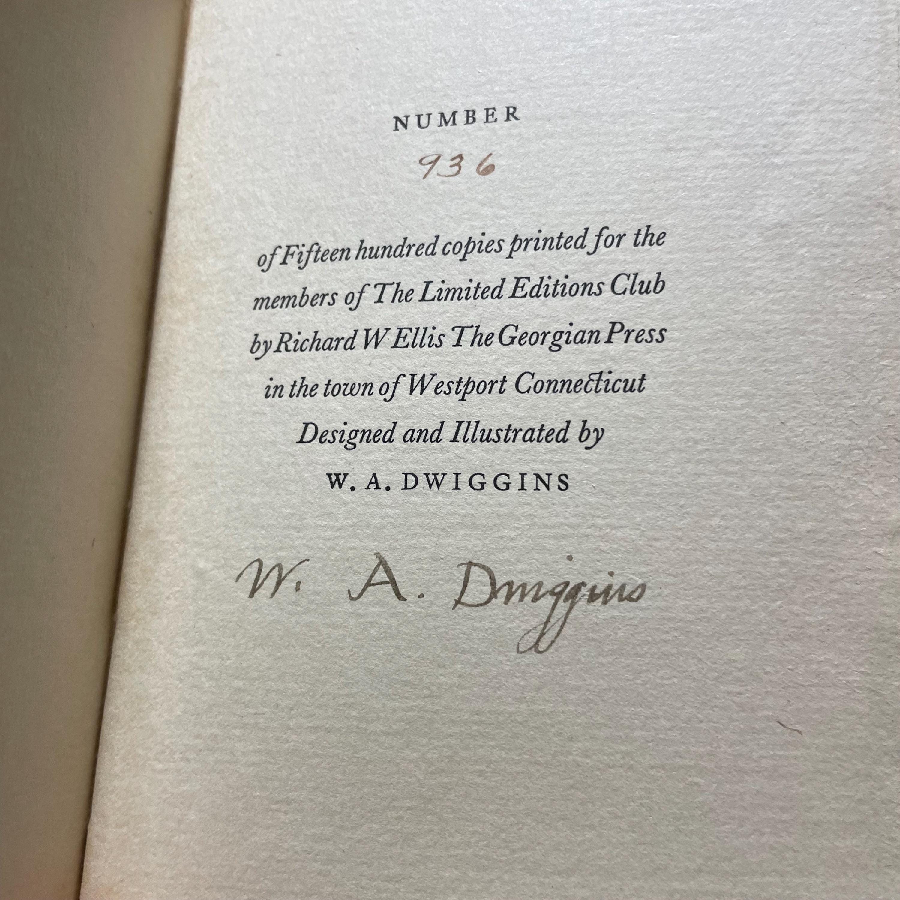 Tartarin of Tarascon, Translated by Jacques LeClerco with an Introduction by the Translator and Drawings by W.A. Dwiggins. Limited Edition #936/1500 — photograph 4.