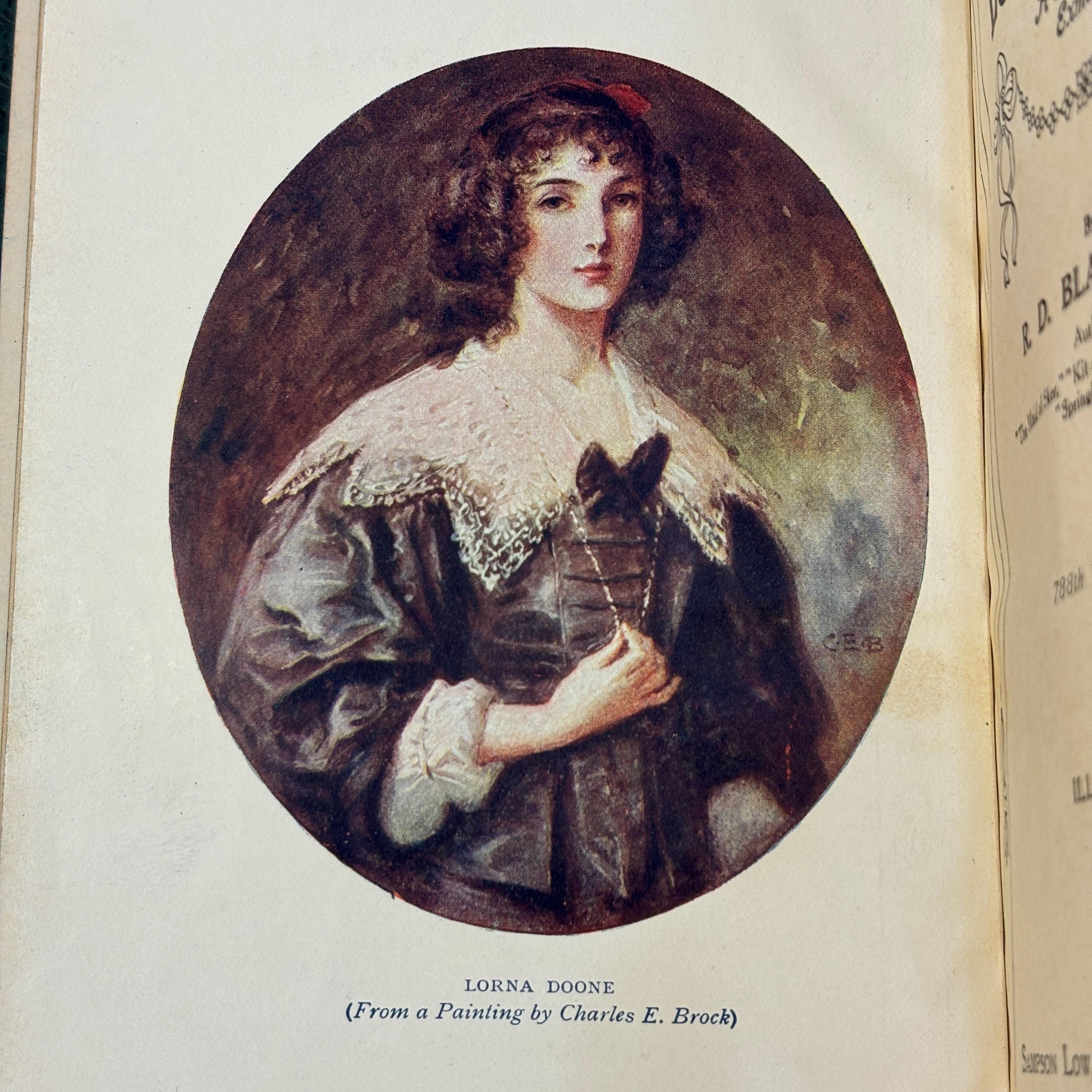 Lorna Doone, A Romance of Exmoor, Illustrated. Prize Binding, Signed Binding by James Galt. — photograph 4.