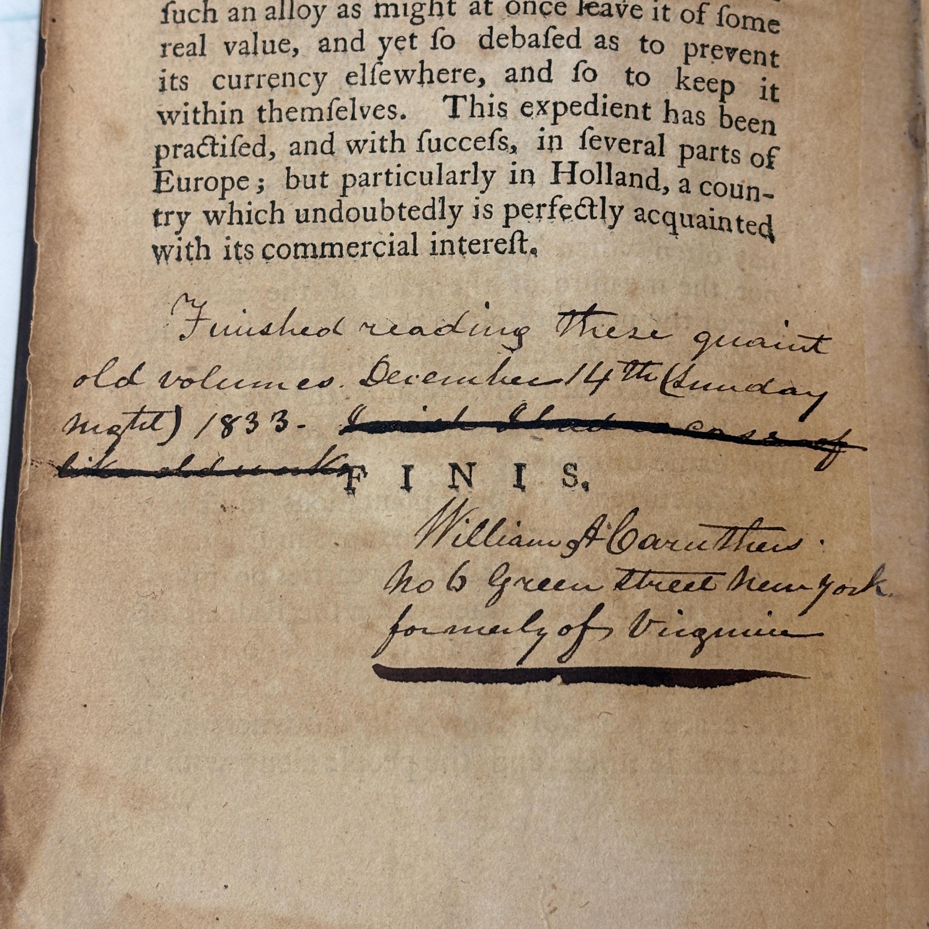 An Account of The European Settlements in America. In Six Parts. I. A Short History of the Discovery of that Part of The World. II. The manners and customs of The Original Inhabitants. III. Of the Spanish Settlements. IV. Of The Portugese. V. Of The French, Dutch, and Danish. VI. Of The English. Each part contains an accurate Description of The Settlements in it, their Extent, Climate, Productions, Trade, Genius and Disposition of Their Inhabitants: The interests of Several Powers of Europe with Respect to Those Settlements; and their Political and Commercial Views with Regard to Each Other. In Two Volumes. The Fourth Edition, with Improvements. — photograph 4.