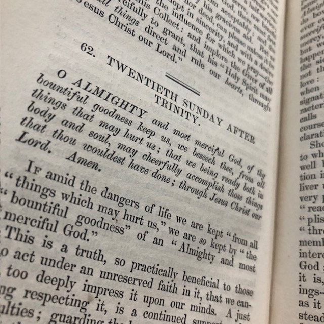 A Comment Upon The Collects Appointed To Be Used In The Church Of England, Before The epistle and Gospel on Sundays and Holydays Throughout The Year. New Edition. — photograph 5.