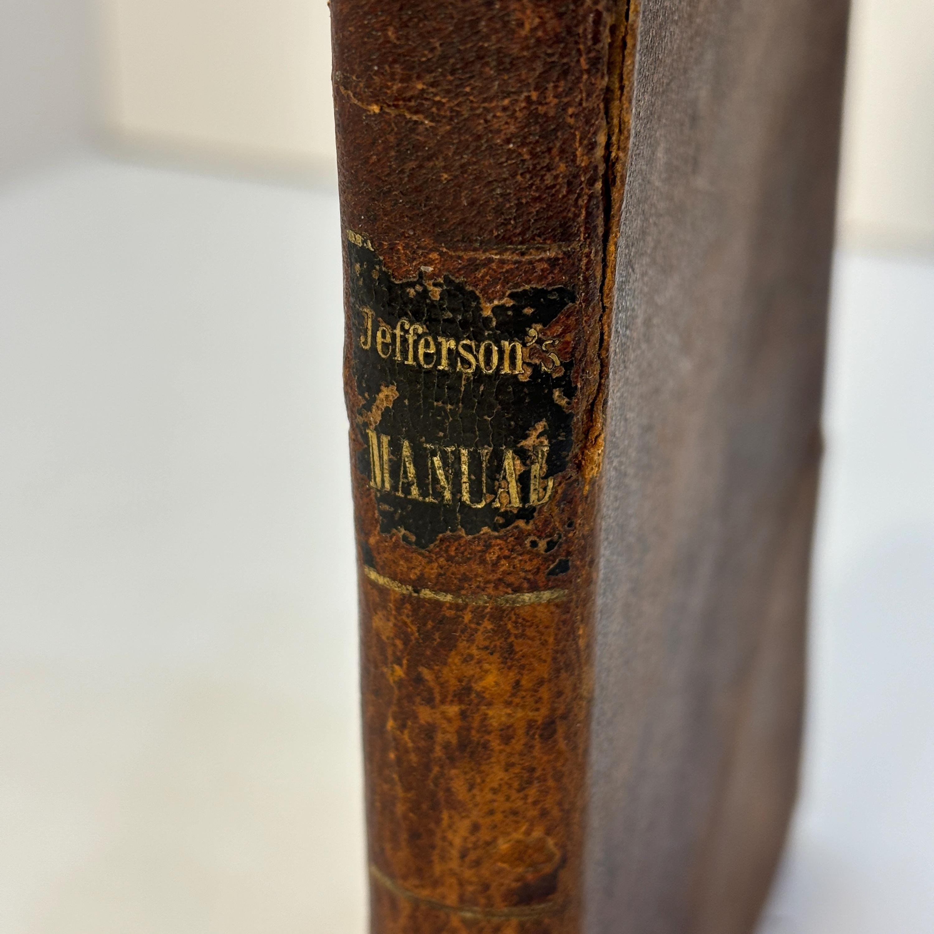 Manual of Parlimentary Practice, Composed Originally for The Senate of The United States. The Constitution of The United States, and The Rules for Conducting Business in Both Houses of Congress; With all the amendments, erasures and additions, down to the year 1848; Concluding with a Tabular Statement of the Population of The United States, and the Apportionment of Representatives in Congree, under the Census of 1840. — photograph 6.