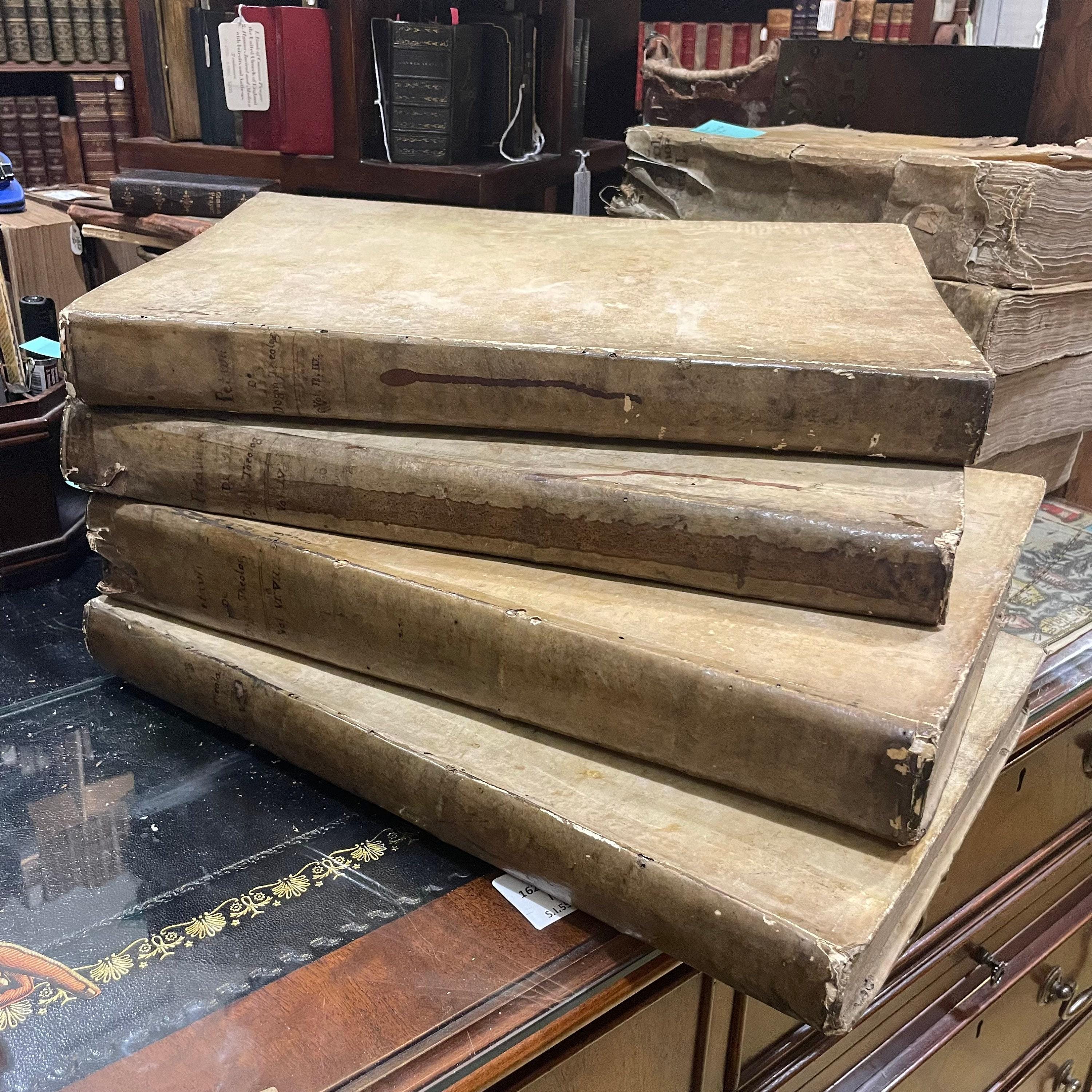 Opus de Theologicis Dogmatibus... Volumes 2 through 6. Dionysii Petavii Aurelianensis e Societate Jesu Opus De Theologicus Dogmatibus, Nunc primum septem voluminibus comprehensum, in meliorem ordinem redactum, Autoris ipsius Vita, ac libris quibusdam numquam in hoc opere editis locupletatum, Francisci Antonii Zachariae ex Eadem Societate Jesu Estensium Principum Bibliotheca Praefecti Dissertationibus, ac notis uberrimis illustratum. Tomus Secundus, Pars Prima, In Qua De SS. Trinitate Libri Priores Quinque. Translated from Latin: Dionysius Petavius of Orleans from the Society of Jesus, Work on Theological Dogmas, Now for the first time comprehended in seven volumes, arranged in better order, enriched with the Author's own Life and some books never before published in this work, illustrated with the dissertations and very copious notes of Francis Antonii Zacharia from the same Society of Jesus, Prefect of the Library of the Este Princes. Volume Two, Part One, In Which Concerning the Holy Trinity, the First Five Books. — photograph 4.
