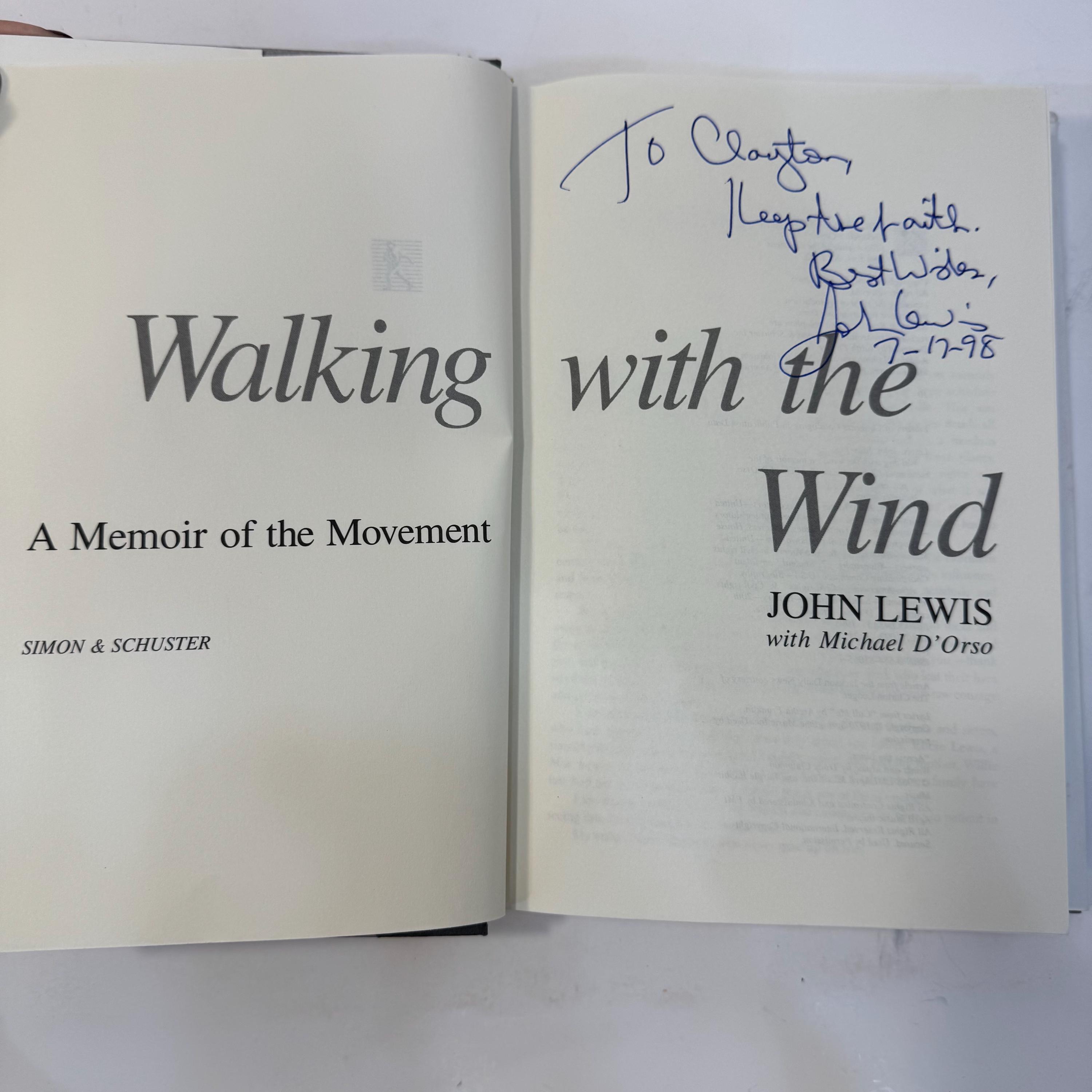 Walking With The Wind, Signed by John Lewis, Second Printing — photograph 5.