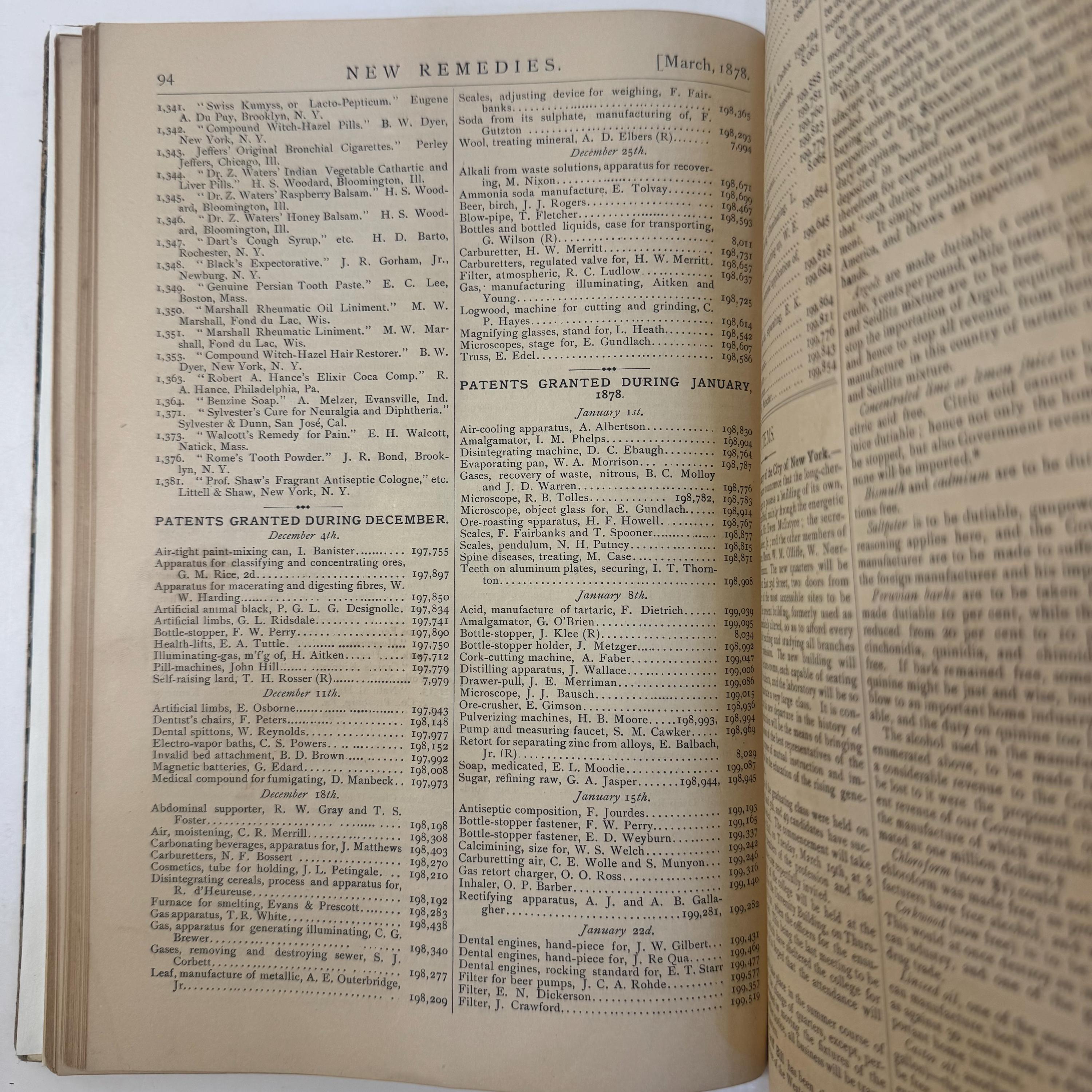 New Remedies, and Illustrated Monthly Trade Journal of Materia Medica, Pharmacy and Therapeutics, Vol. VII — photograph 4.