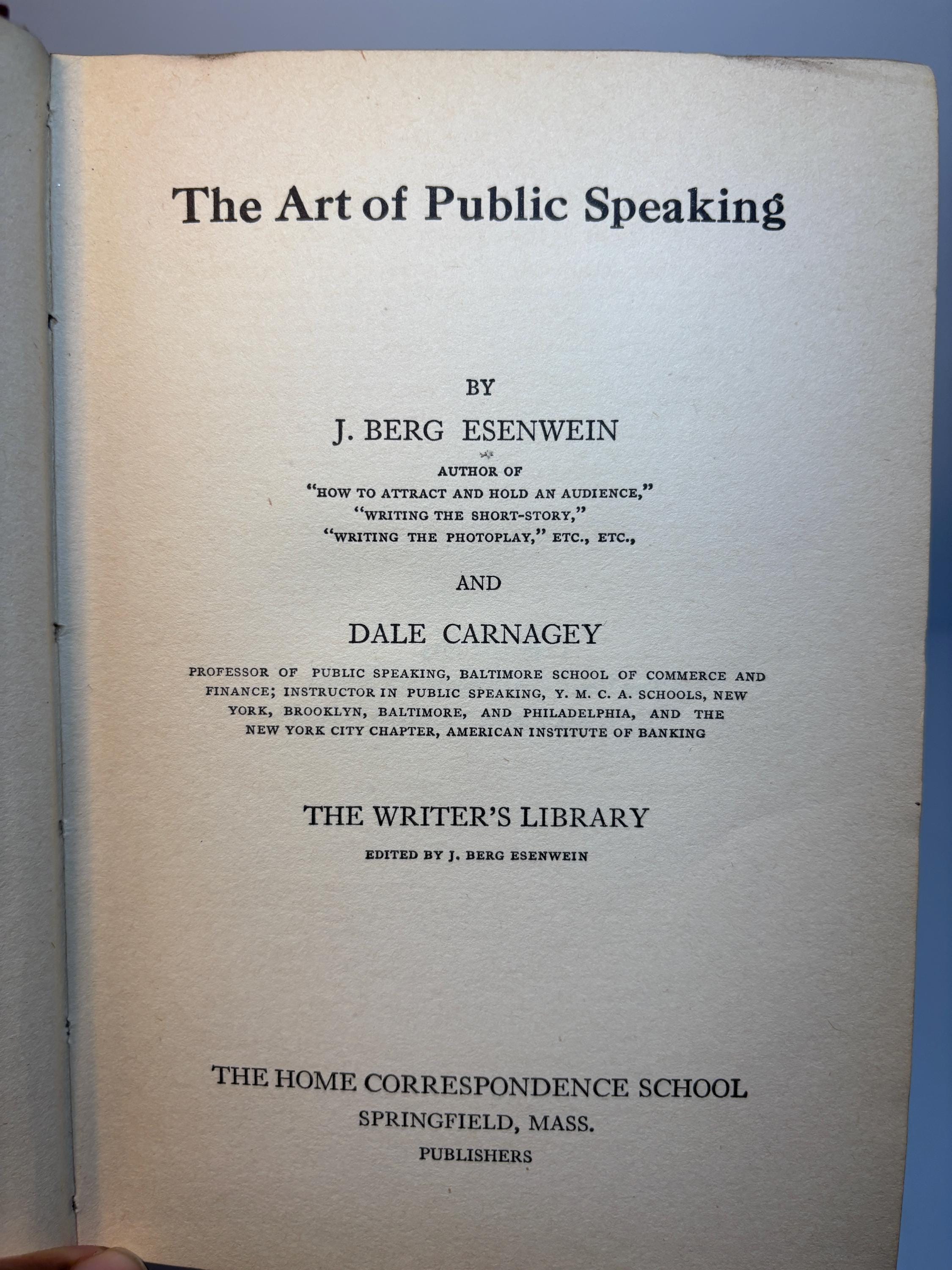 The Art of Pubic Speaking — photograph 3.