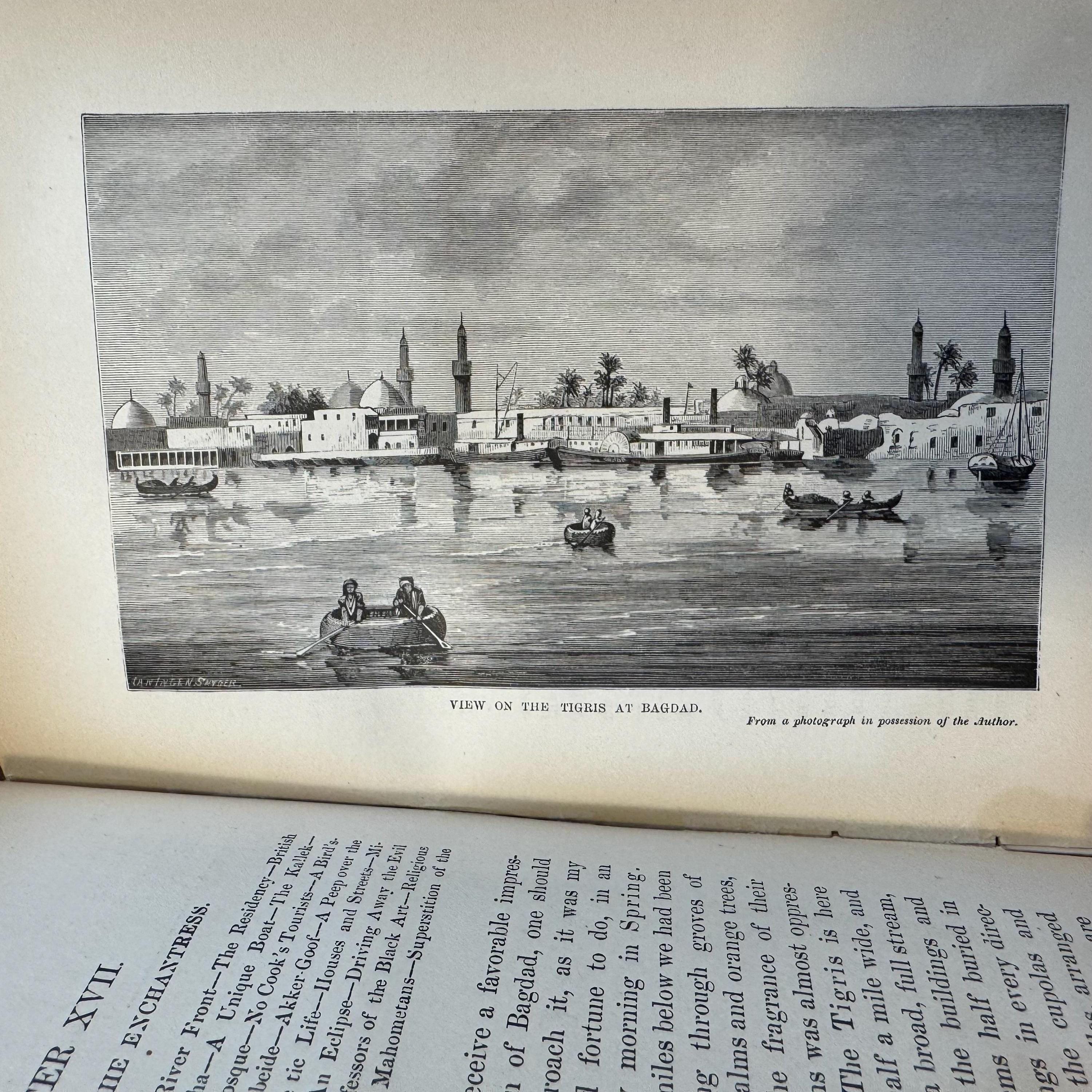 Arabistan: or The Land of "The Arabian Nights". Being Travels Through Egypt, Arabia, and Persia, to Bagdad. Published by subscription only. Inscribed by Author. — photograph 10.