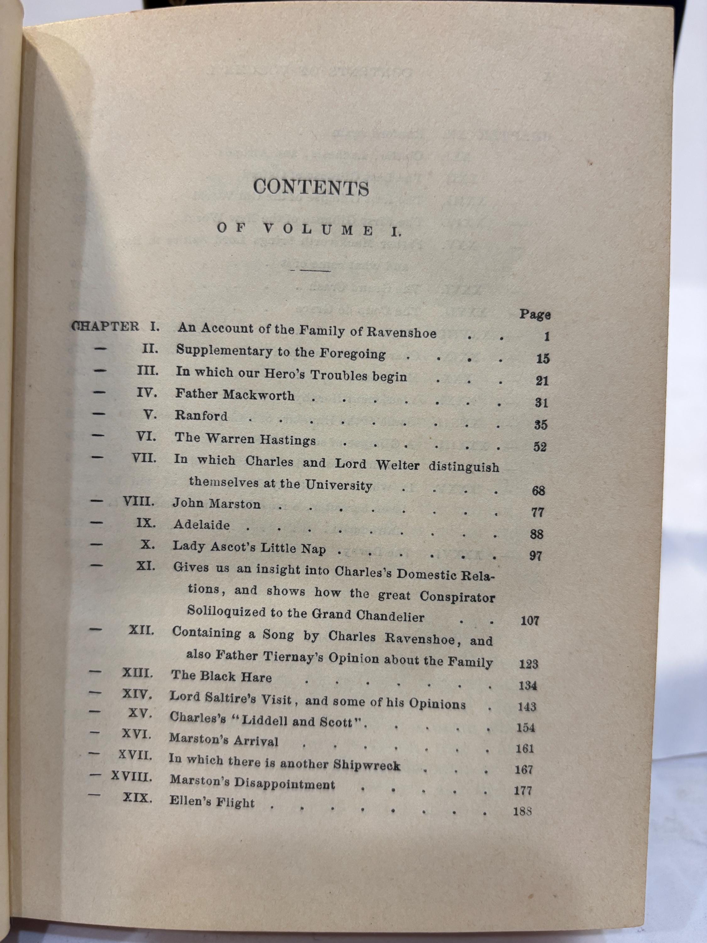 Ravenshoe. Copyright Edition. In Two Volumes. — photograph 5.