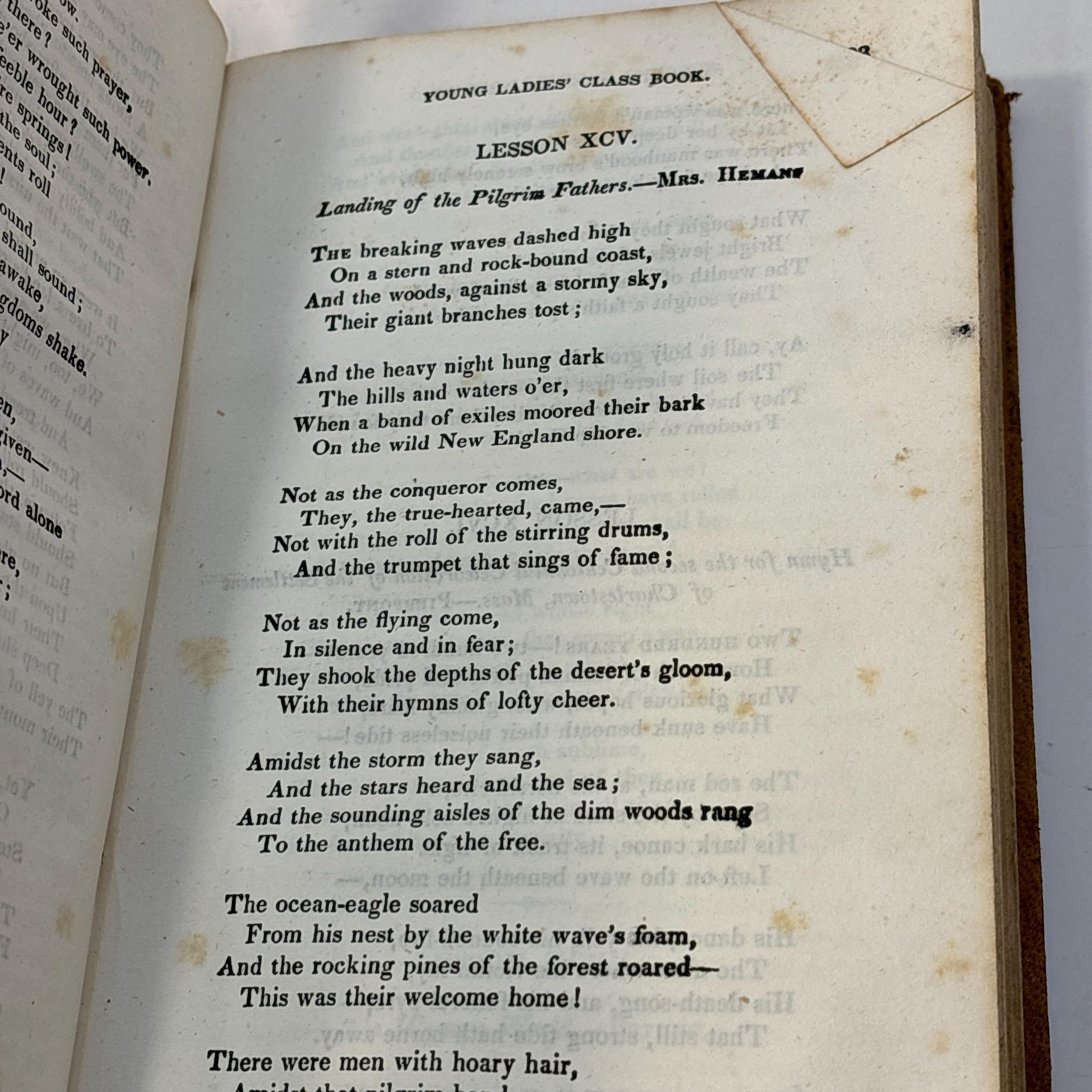 The Young Ladies' Class Book; A Selection of Lessons For Reading, in Prose and Verse. Twenty-Third Stereotype Edition — photograph 9.