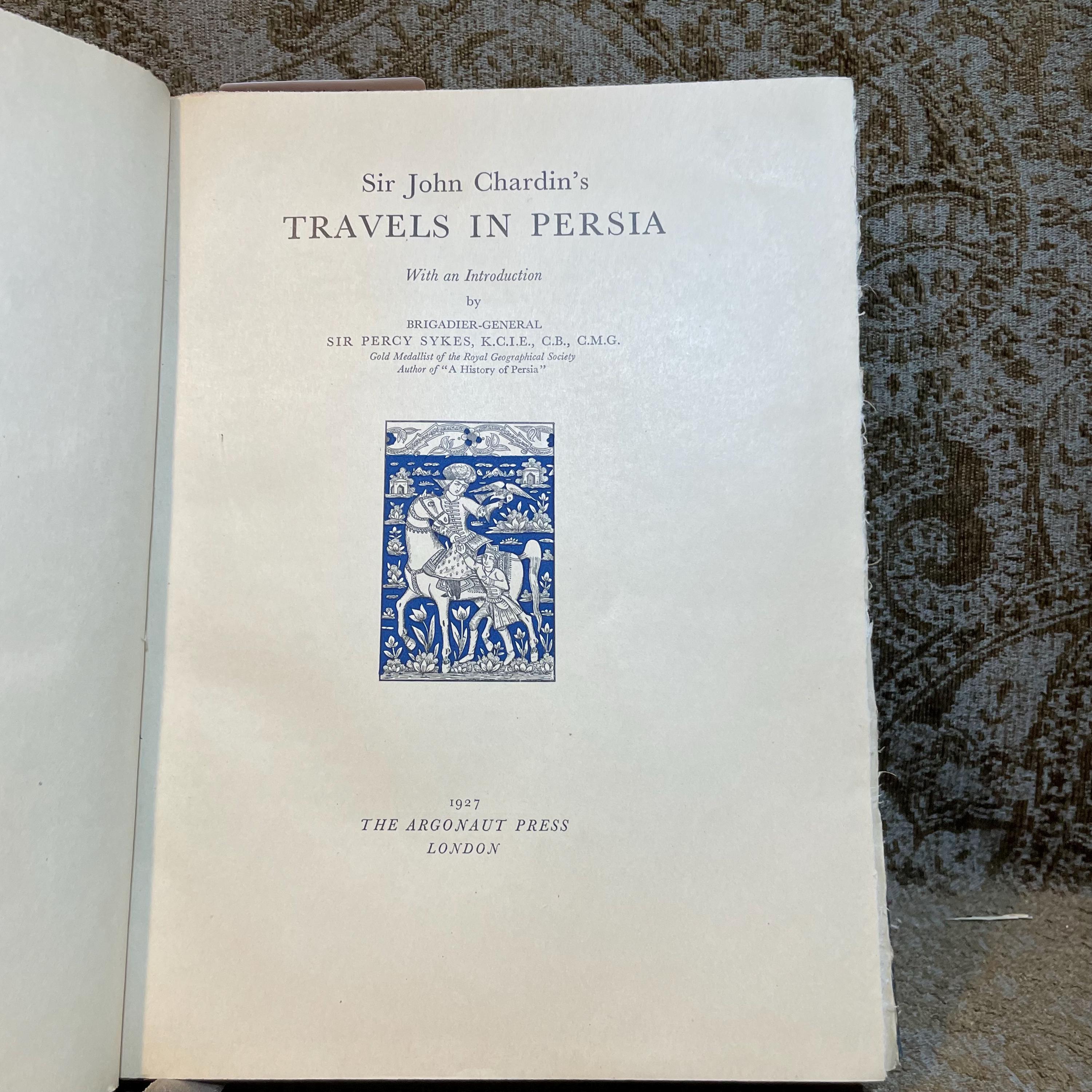 Sir John Chardin's Travels in Persia, With an Introduction… — photograph 4.