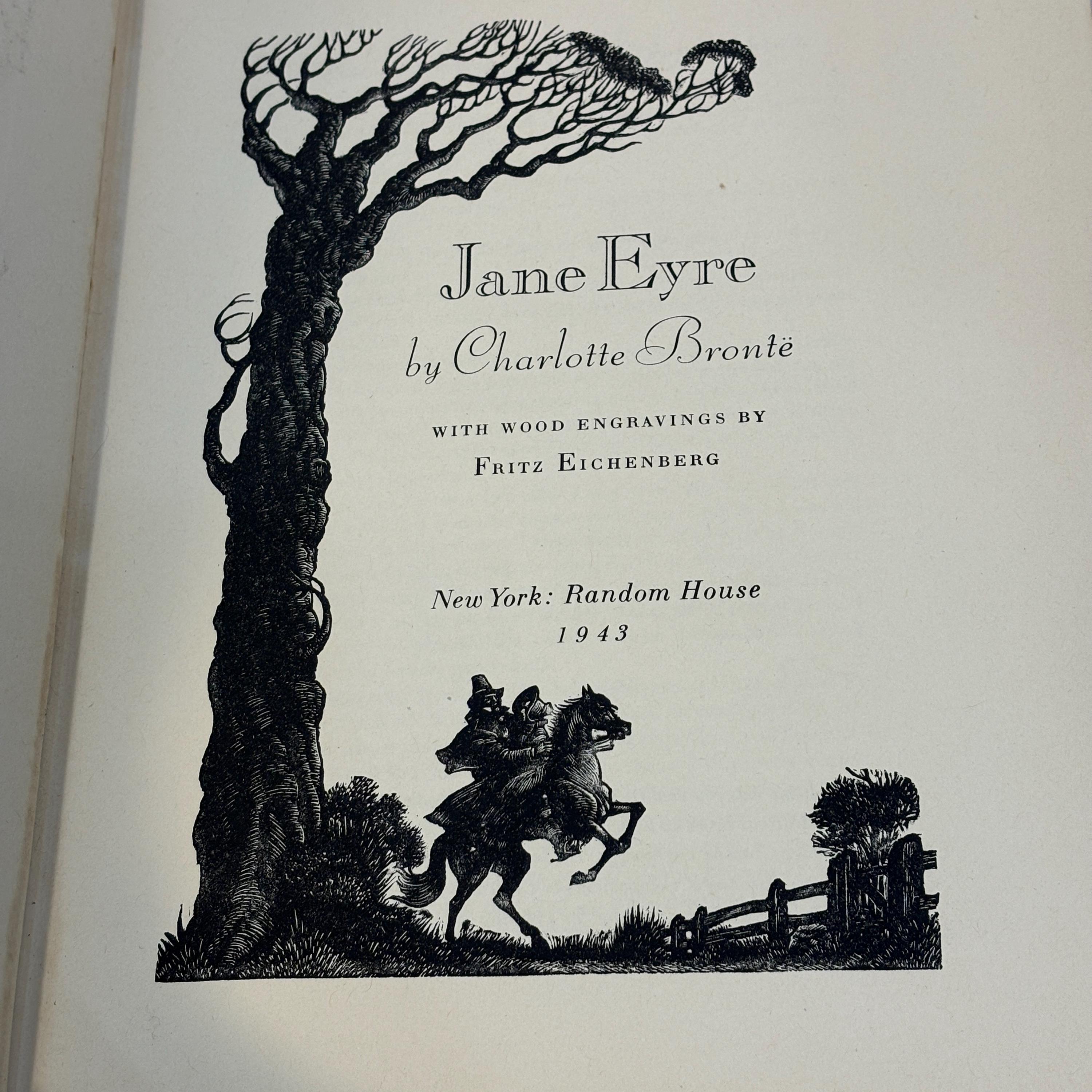 Jane Eyre With Wood Engravings by Fritz Eichenberg — photograph 2.
