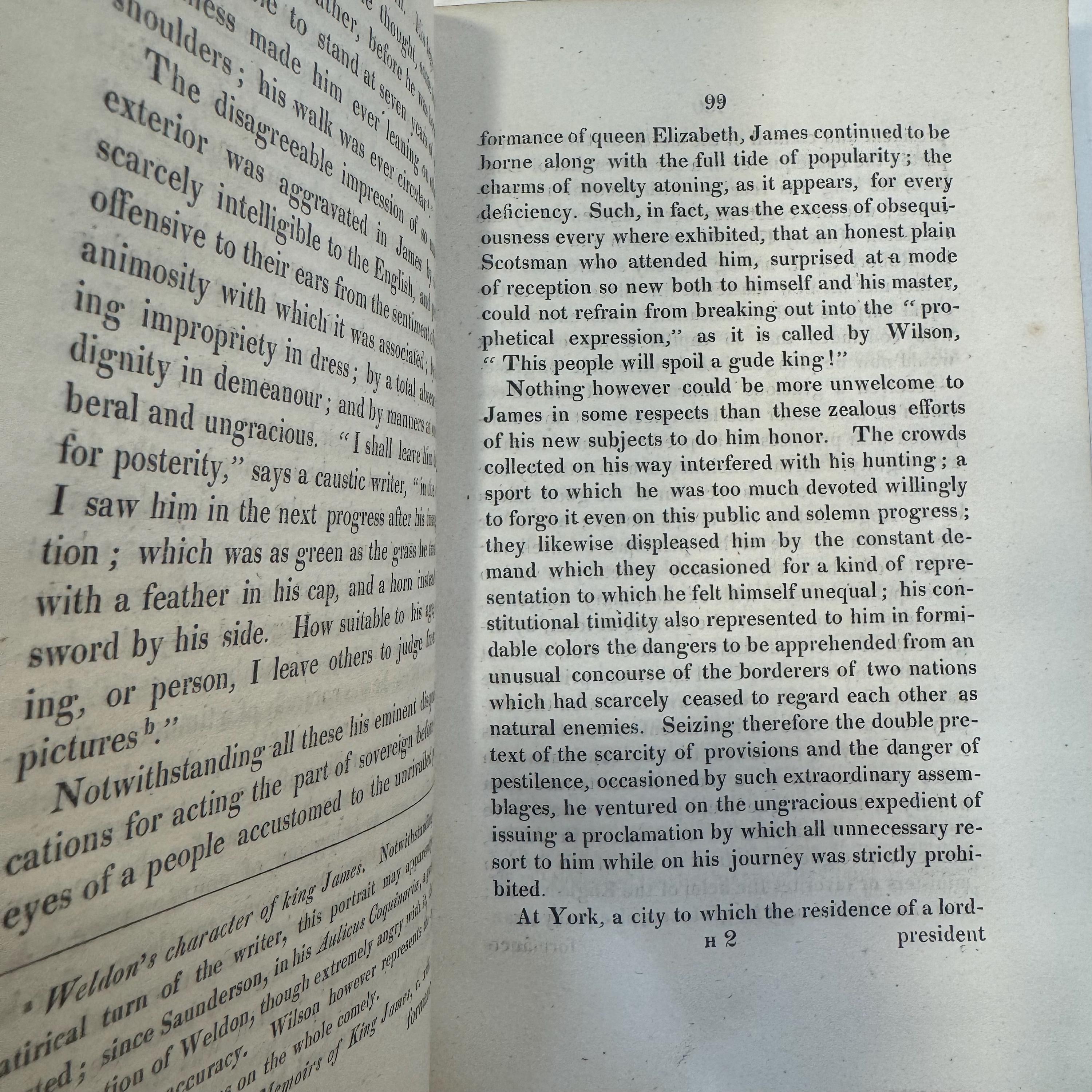 Memoirs of the Court of King James the First. … In two volumes — photograph 7.