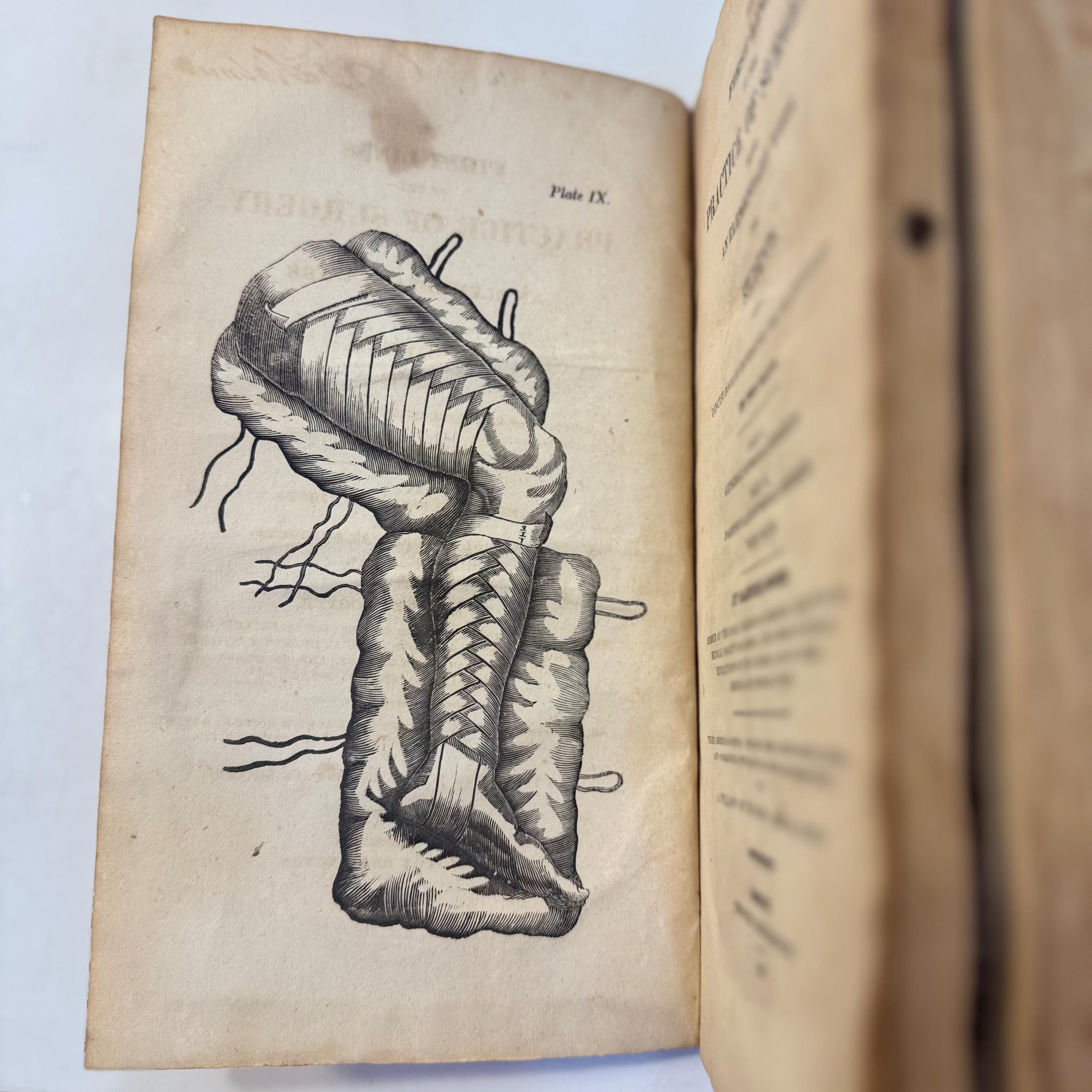 First Lines of the Practice of Surgery. Being an Elementary Work for Students, and a Concise Book of Reference for Practitioners. In Two Parts. Part I: General Surgical Subjects. Part II: Particular Surgical Subjects, With Plates. — photograph 3.
