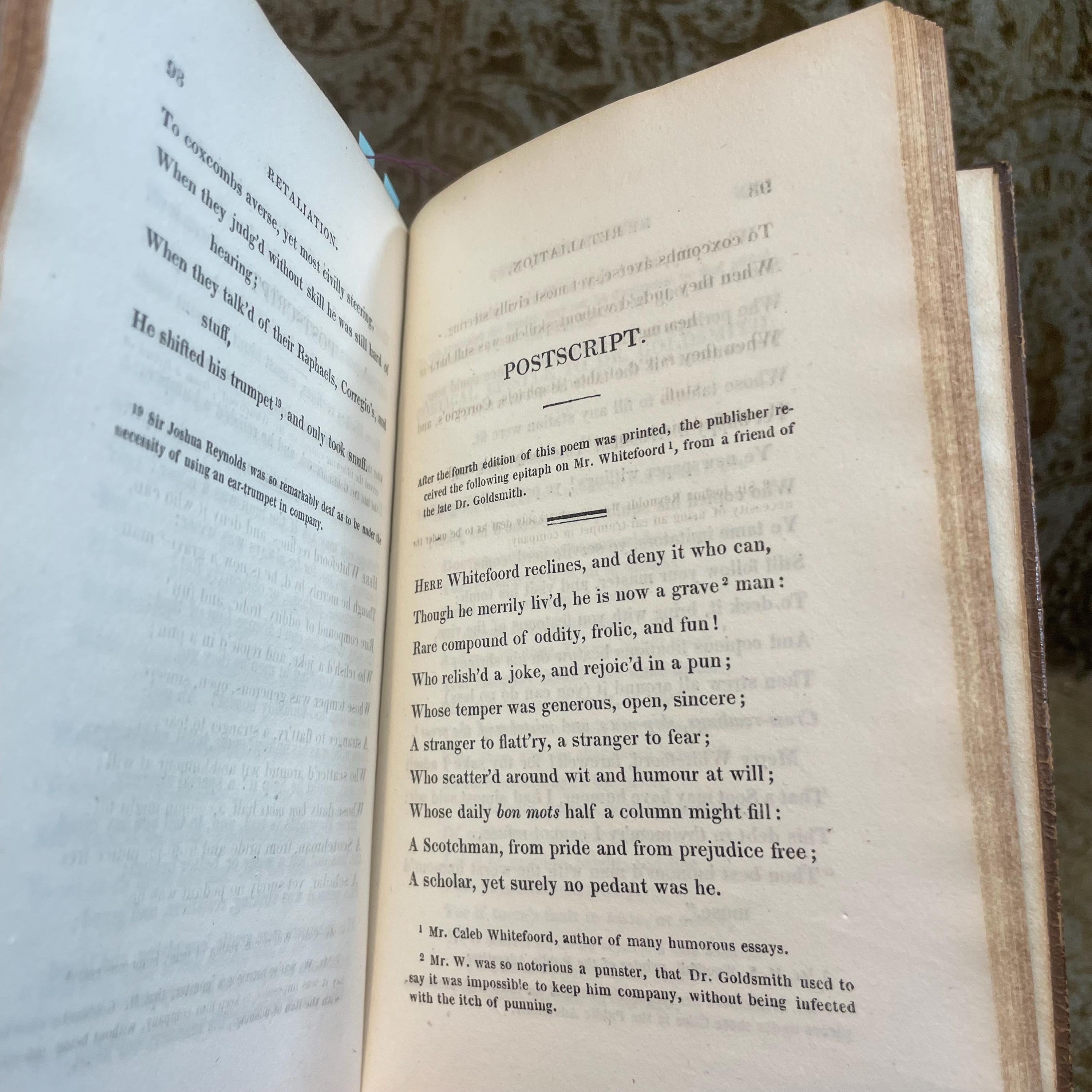 The Poems of Oliver Goldsmith Embellished with Engravings from The Designs of Richard Westall, R.A. The Traveller, The Deserted Village, and Other Poems… — photograph 4.