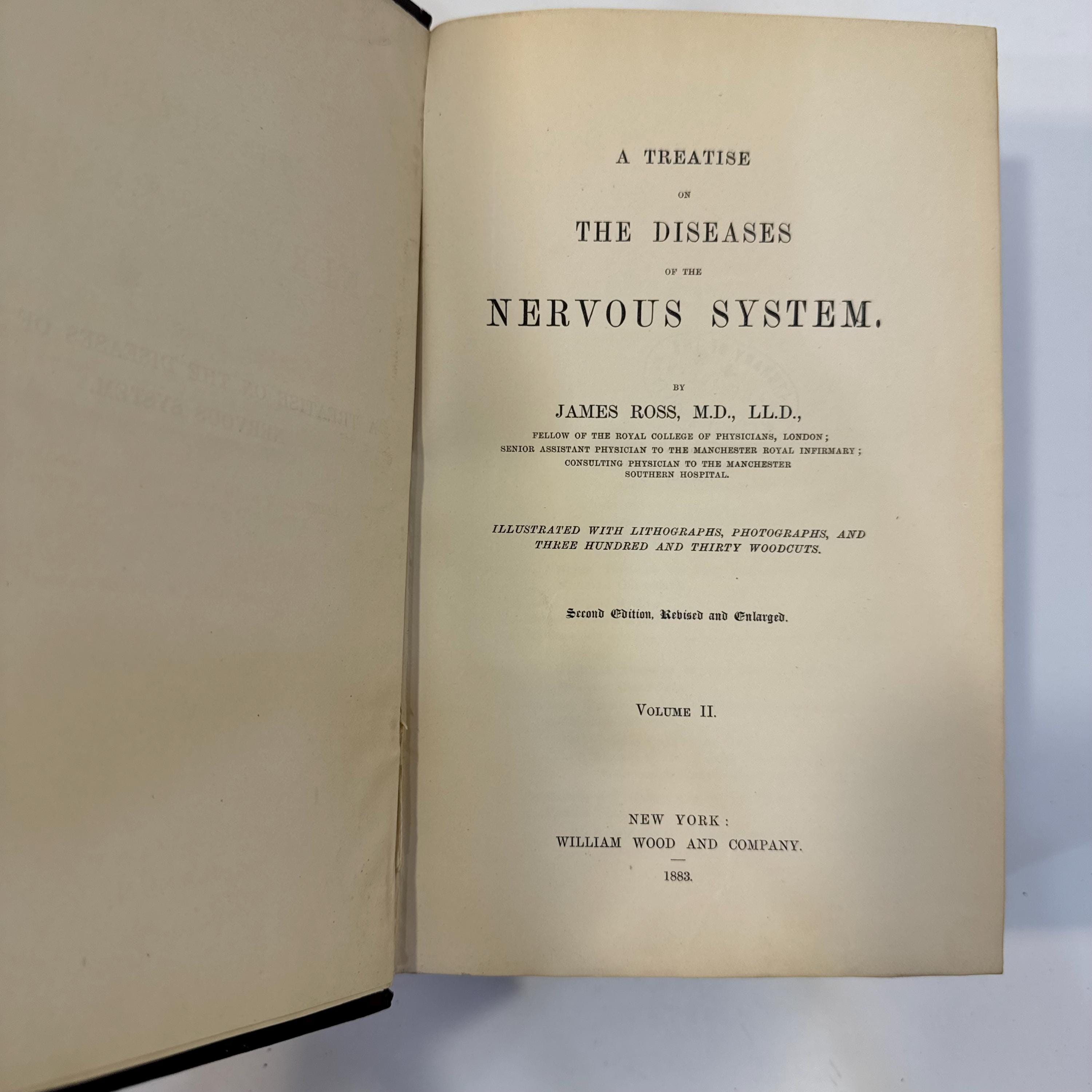 A Treatise on The Diseases of The Nervous System (Illustrated) by Dr. James Ross, 1883 | Second Edition, Revised & Enlarged — photograph 7.