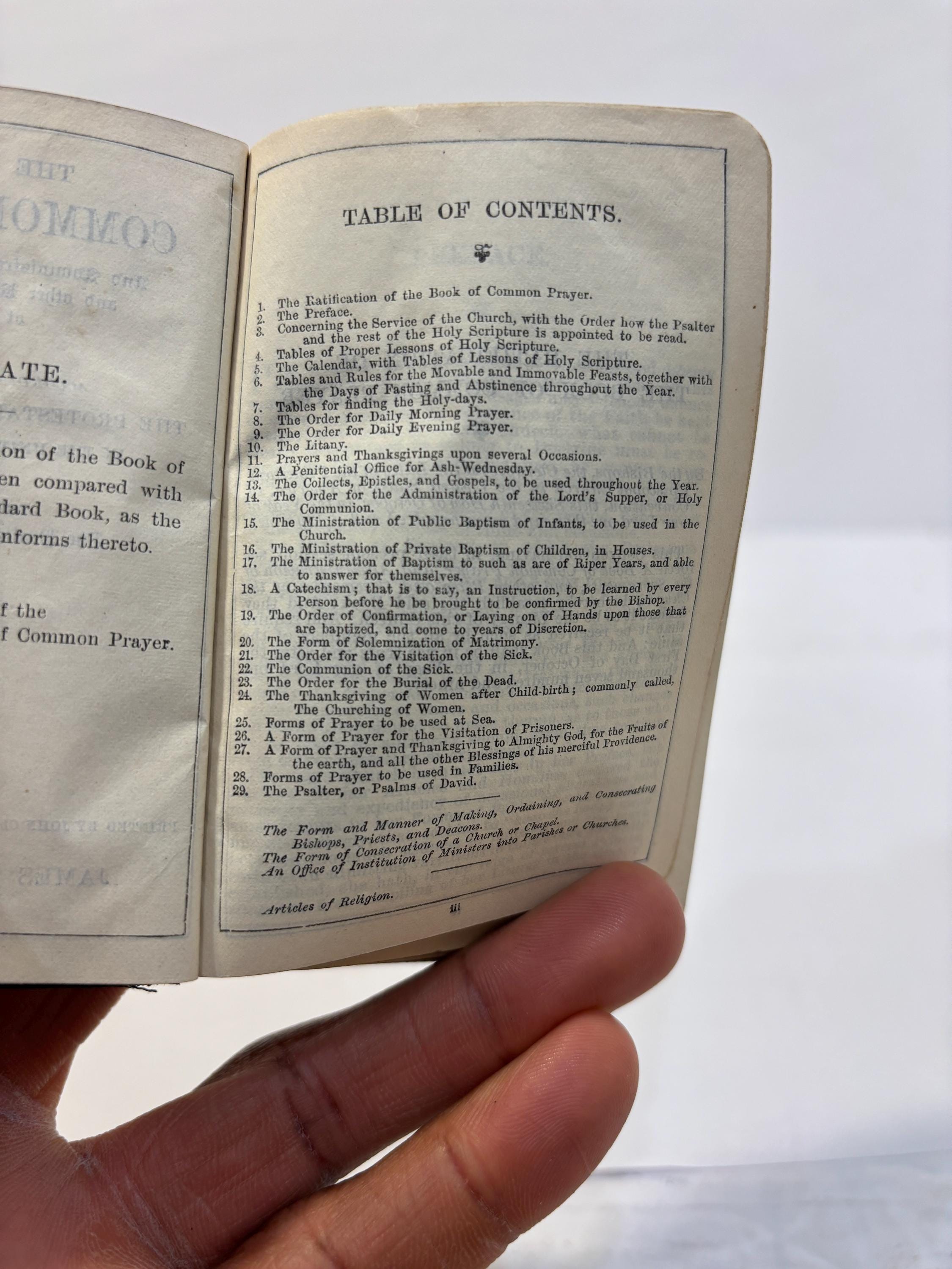 Attached Set - The Book of Common Prayer, and Administration of The Sacraments, and other Rites and Ceremonies of the Church, According to the Use of the Protestant Episcopal Church in the United States of America -- The Hymnal Revised and Enlarged … The Protestant Episcopal Church in the United States of America in the Year of Our Lord 1892 — photograph 5.