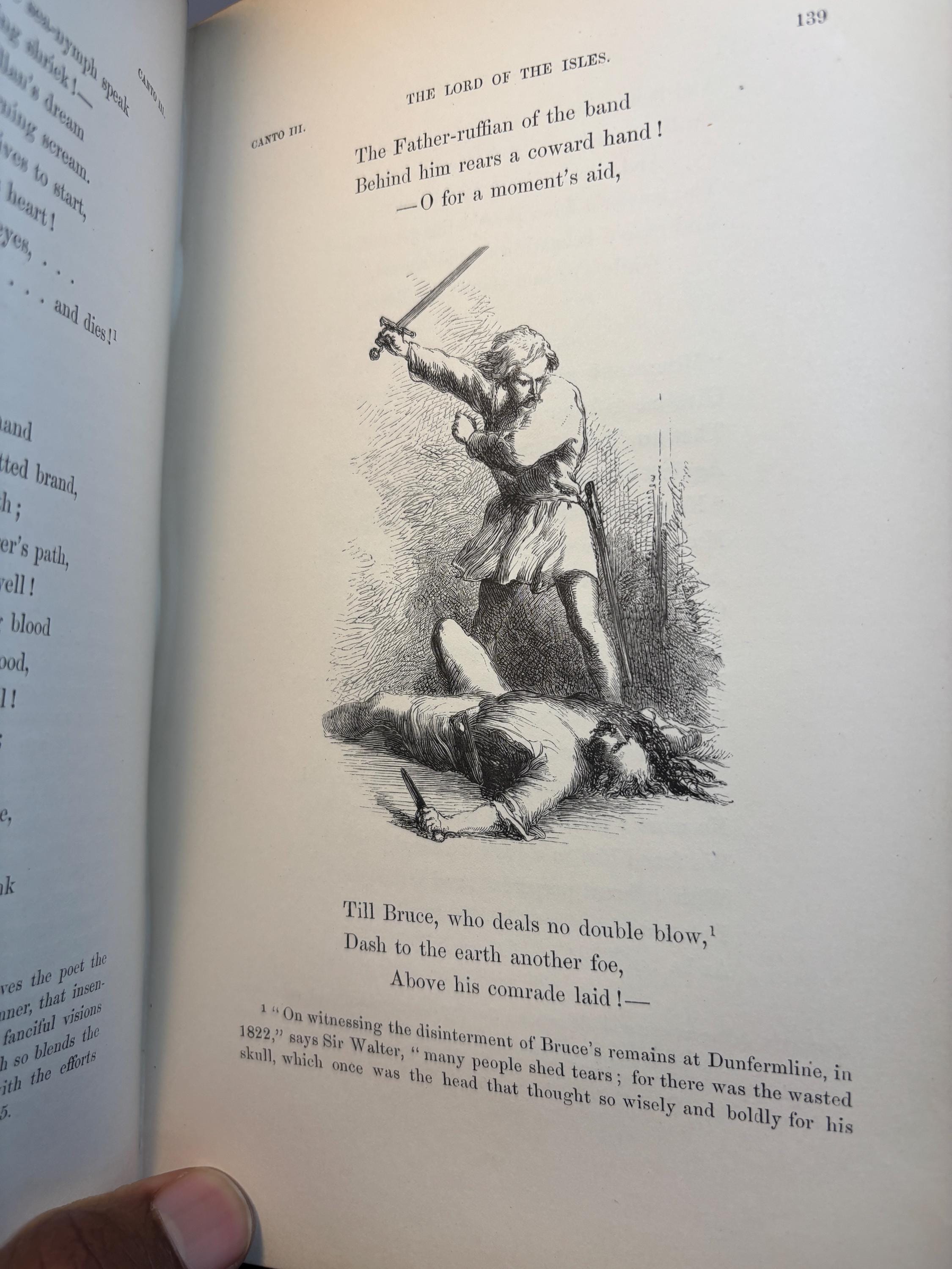The Lord of The Isles. With all His Introductions, and The Editor's Notes. Illustrated by Numerous Engravings on Wood from Drawings by Birket Foster and John Gilbert. — photograph 5.