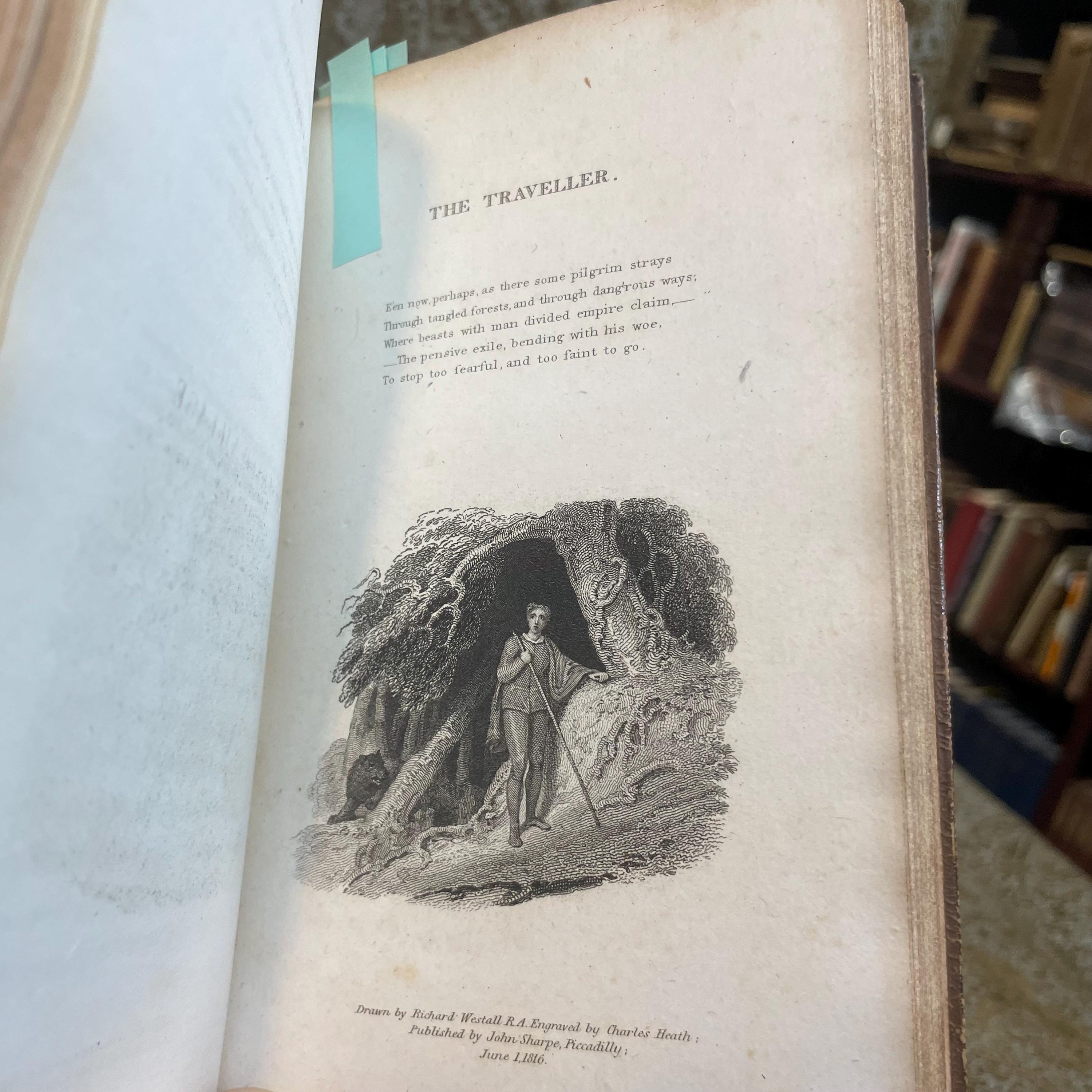 The Poems of Oliver Goldsmith Embellished with Engravings from The Designs of Richard Westall, R.A. The Traveller, The Deserted Village, and Other Poems… — photograph 6.