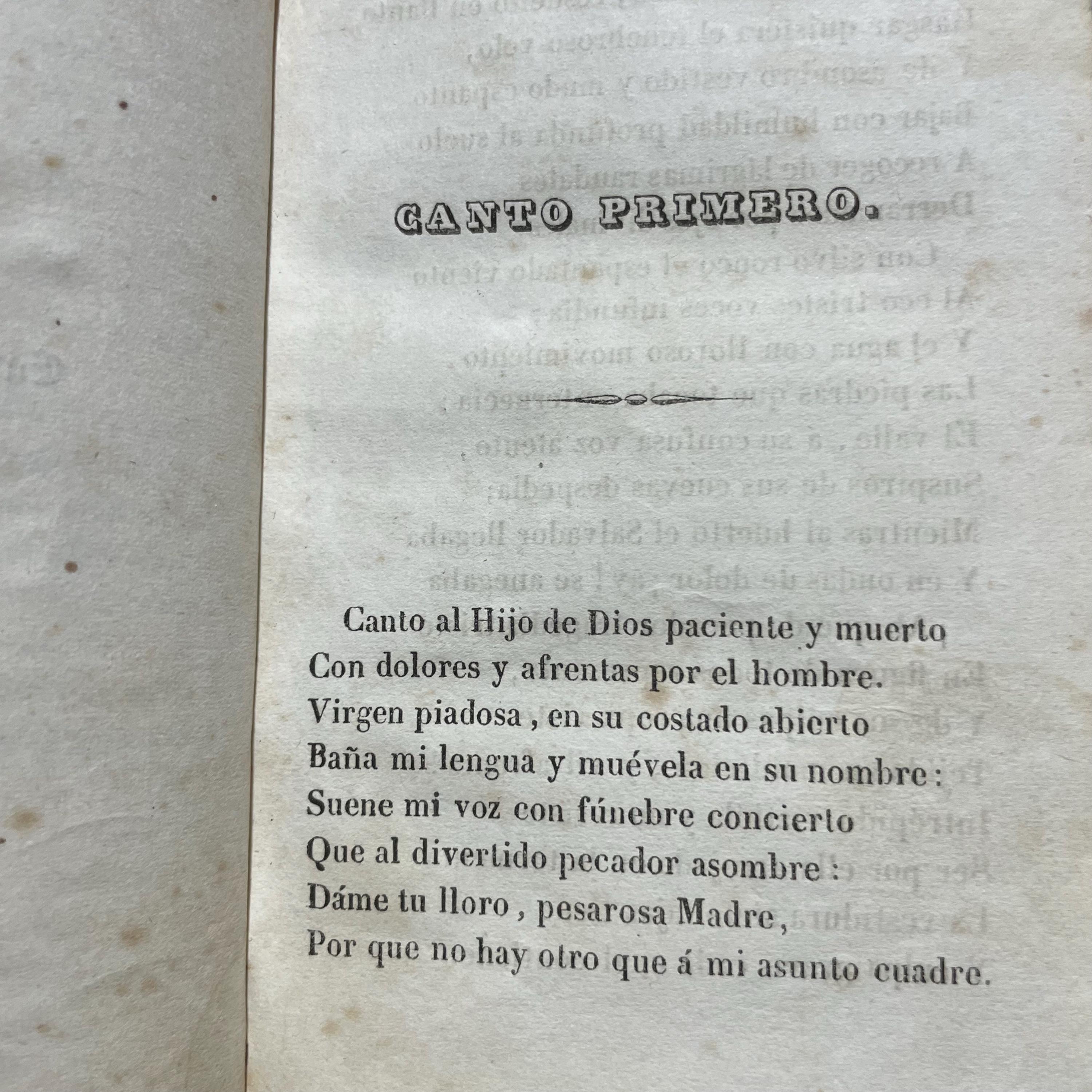 La Cristiada, Poema Epico-Sacro… Dominico de Lima, Comprendiado Por Don Juan Manuel De Berriozabal, Peruano, Entre Los Arcades Cintio Elimo; Y Dedicado… Translated from Spanish: The Cristiada, Epic-Sacred Poem… Dominican of Lima, Composed by Don Juan Manuel de Berriozábal, Peruvian, among the Arcades as Cintio Elimo; and Dedicated… — photograph 8.