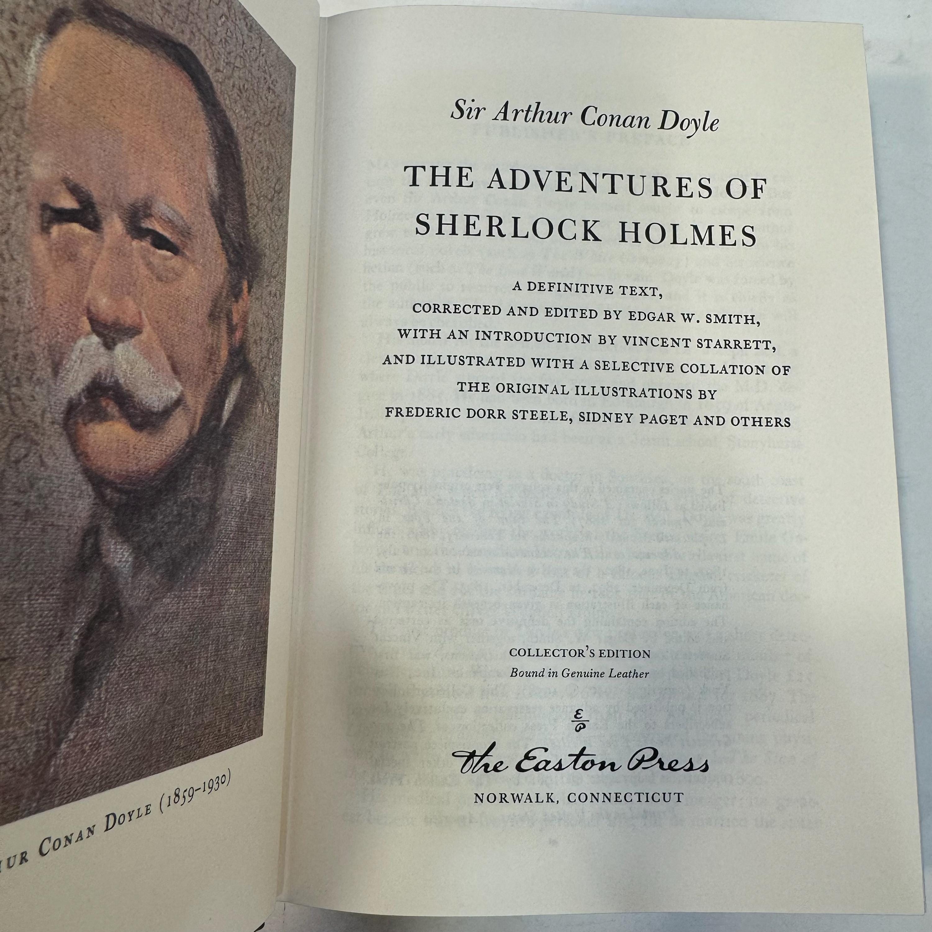 Adventures of Sherlock Holmes by Arthur Conan Doyle | Easton Press Edition, 1981 — photograph 8.