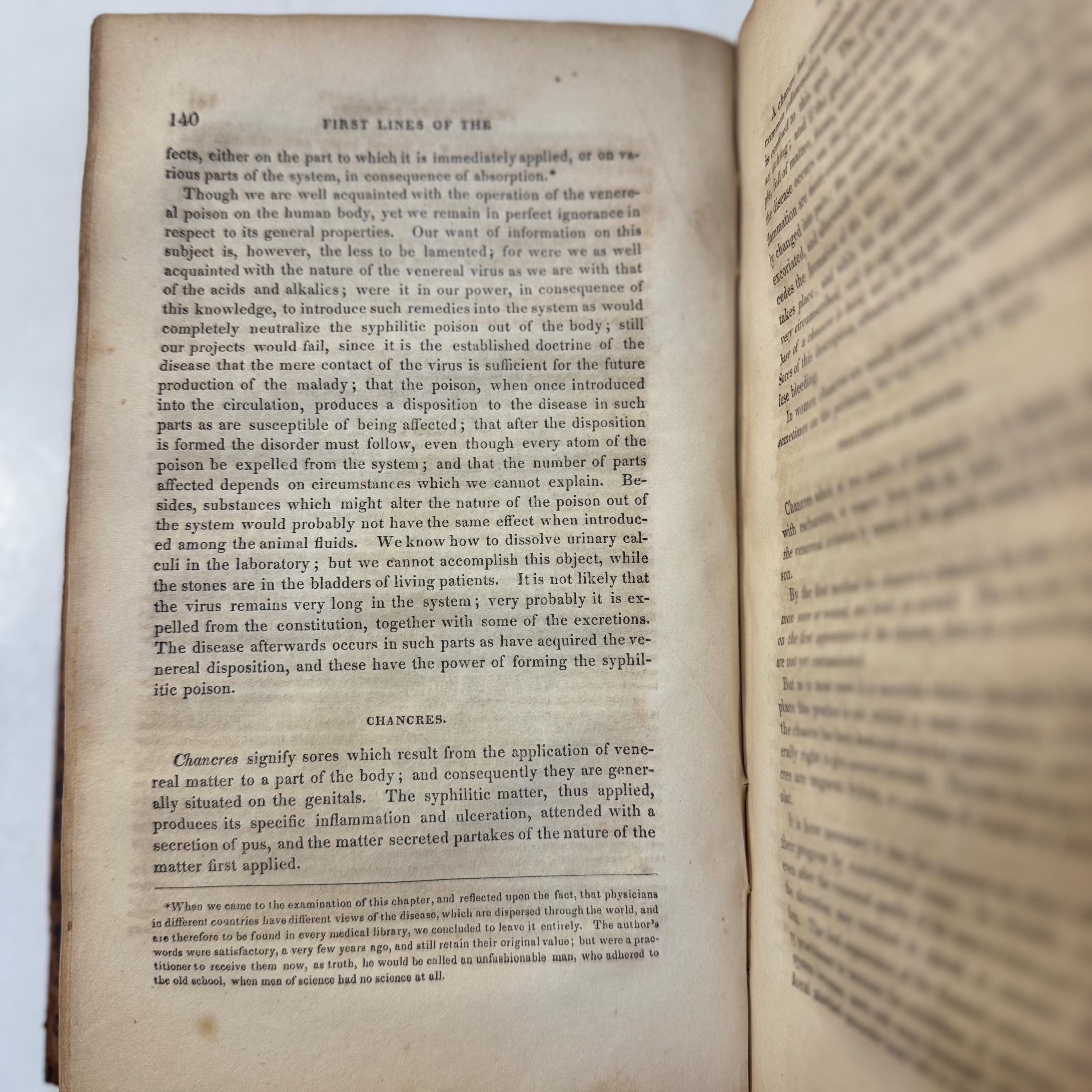First Lines of the Practice of Surgery. Being an Elementary Work for Students, and a Concise Book of Reference for Practitioners. In Two Parts. Part I: General Surgical Subjects. Part II: Particular Surgical Subjects, With Plates. — photograph 5.