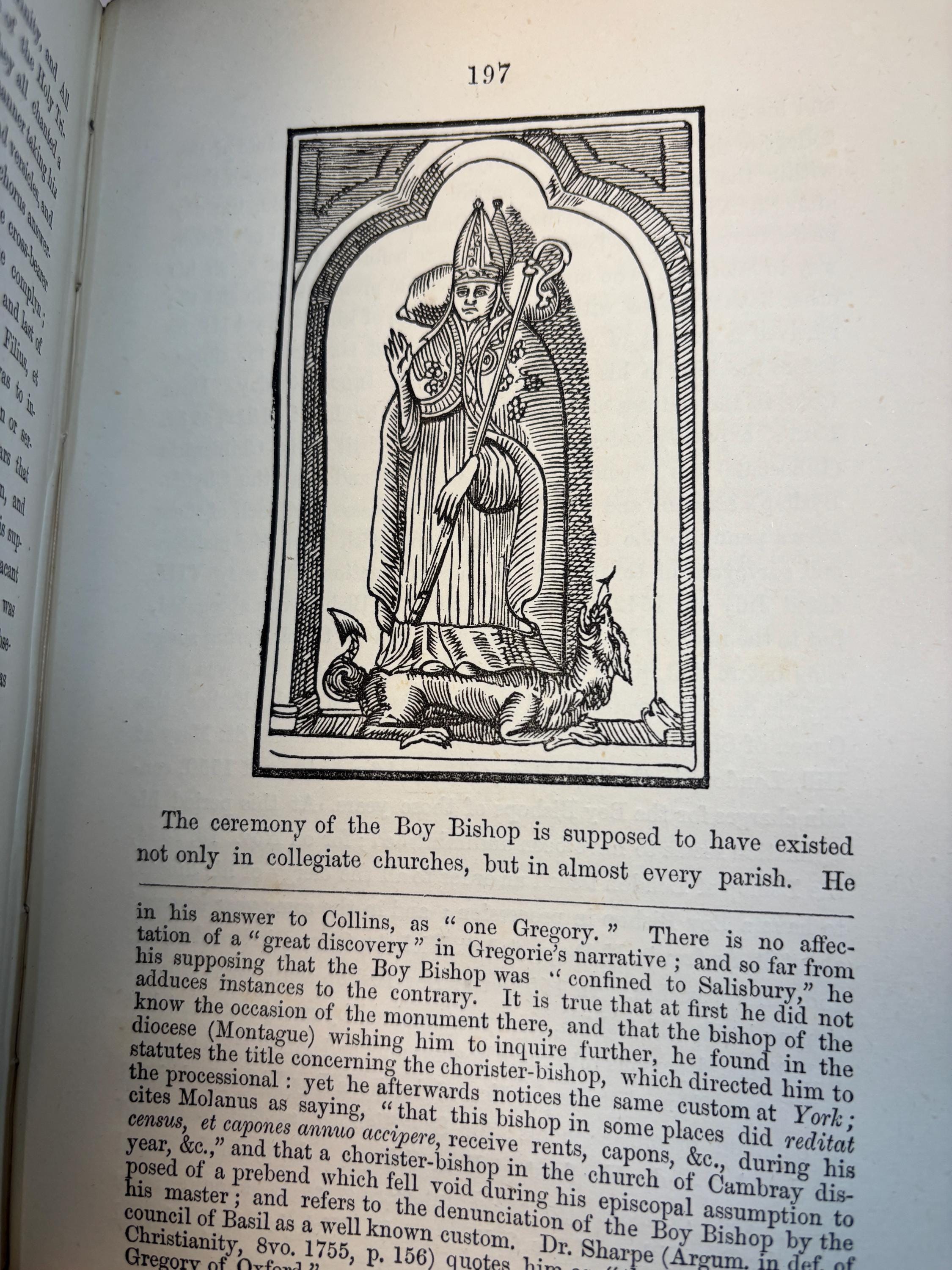 Ancient Mysteries Described, Especially the English Miracle Plays, Founded on Apocyphal New Testament Story, Extant Among the Unpublished Manuscripts in the British Museum; Including Notices of Ecclesiastical Shows, The Festivals of Fools and Asses- The English Boy Bishop- The Descent Into Hell- The Lord Mayor's Show- The Guildhall Giants- Christmas Carols, &c. With Engravings on Copper and Wood. — photograph 9.