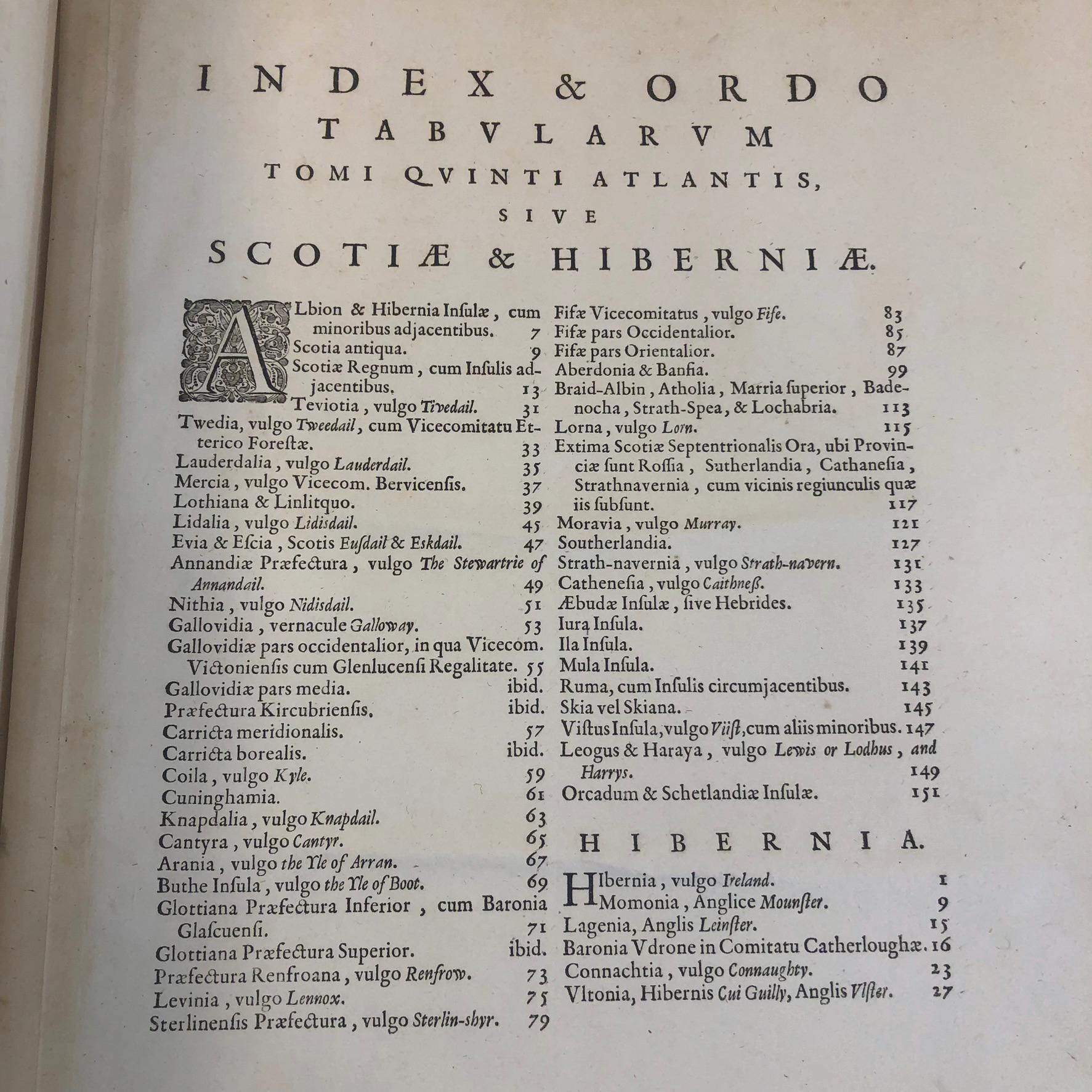 Theatrum Orbis Terrarum Vol. V. Scotia, Quae Est Europae Liber XII (Scotland and Ireland) Latin: Theater of The World Vol. V, Scotland, Which is Europe Book XII — photograph 10.