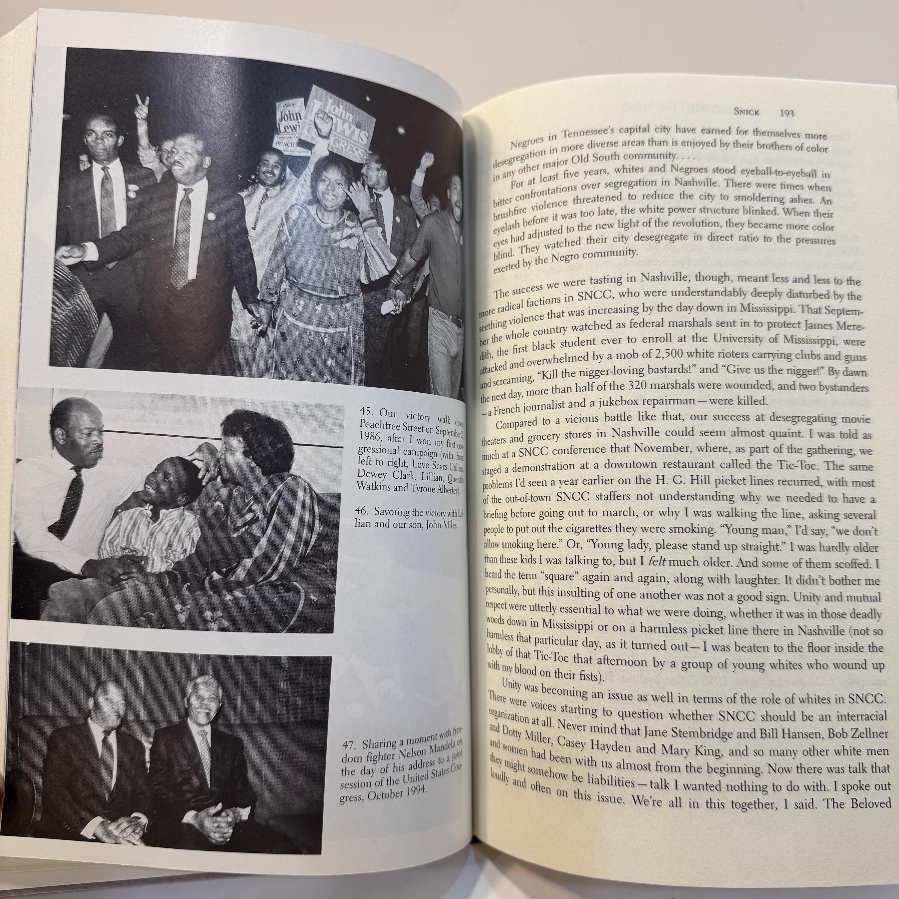 Walking With The Wind, Signed by John Lewis, Second Printing — photograph 10.