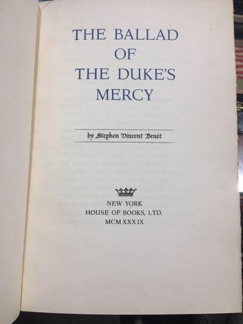 The Ballad of The Duke's Mercy (author signed Limited Edition) — photograph 3.