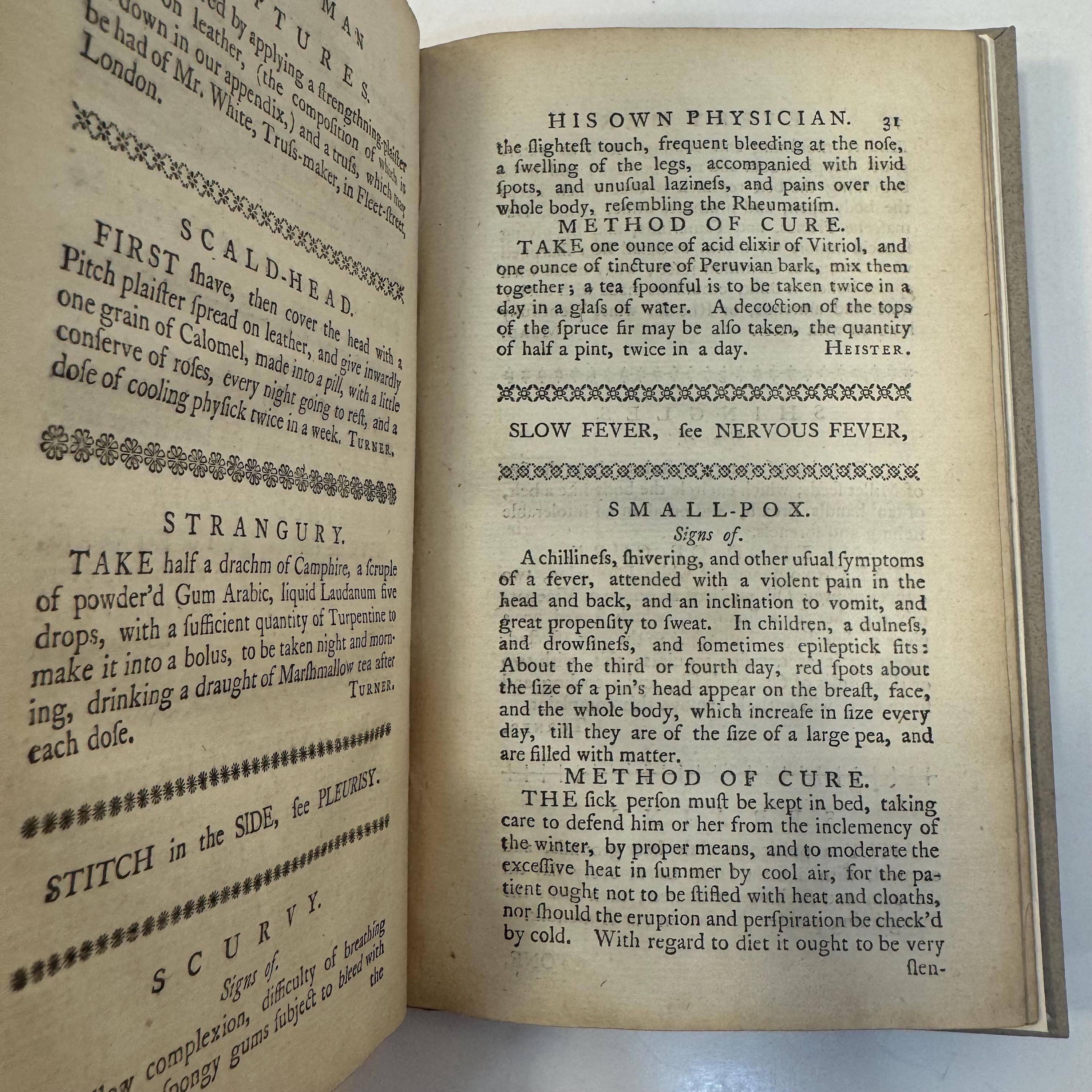 Every Man His Own Physician. Being, a Complet eCollction of Efficaious and Approved Remedies, For Every Disease incident to the Human Body. With Plain Instructions for Their Common Use. Necessary to be Had in All Families, Particularly Thops Residing in the Country. The Fourth Edition, Improved. — photograph 9.