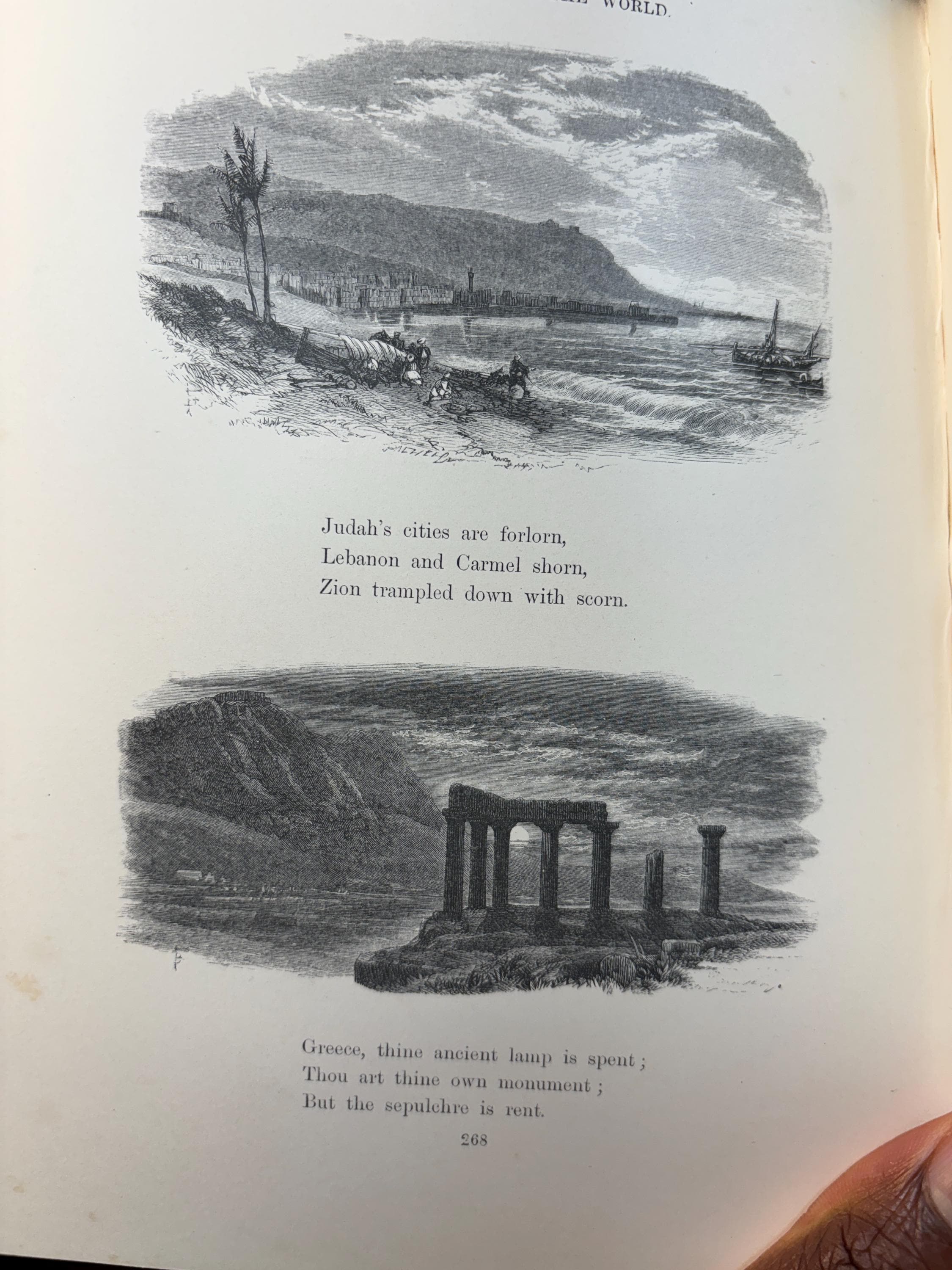Poems of James Montgomery. Illustrated with One Hundred Designs by John Gilbert, J. Wolf, Birket Foster, Etc. Engraved by The Brothers Daziel. — photograph 8.
