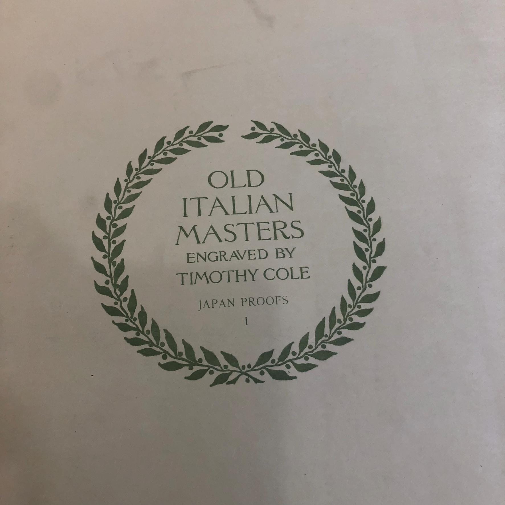 Old Italian Masters — photograph 4.