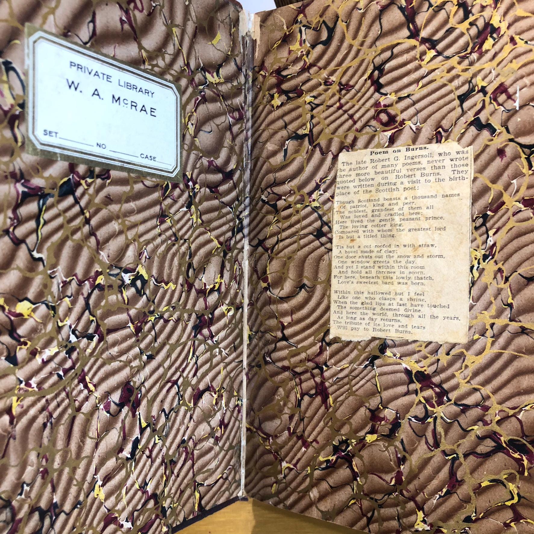 Complete Works of Robert Burns Self-Interpreting) Illustrated with Sixty Etchings and Wood Cuts, Maps and Facsimiles — photograph 6.