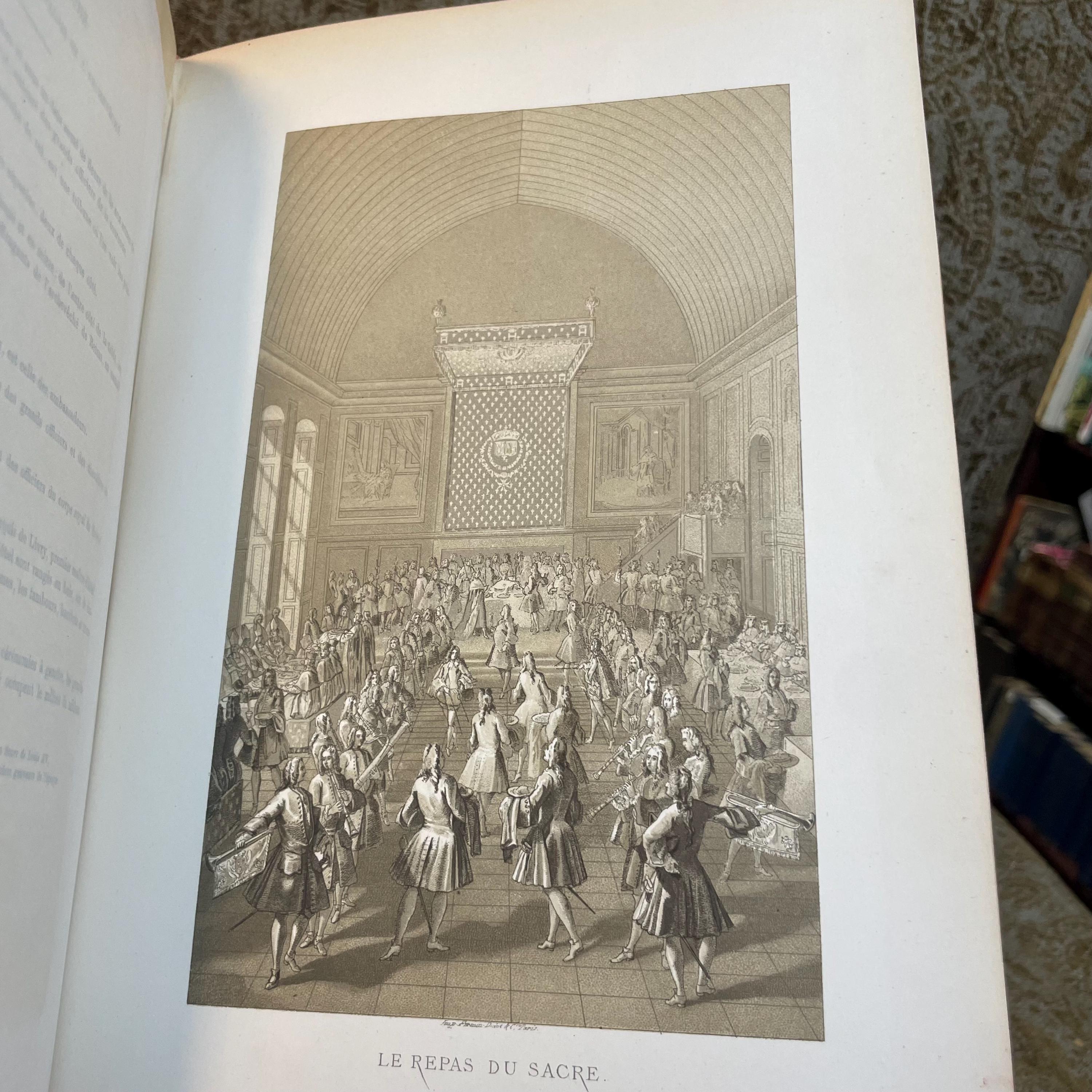 XVIII Siècle, Institutions, Usages Et Costumes. France, 1700–1789. Ouvrage Illustré De 21 Chromolithographies Et De 350 Gravures Sur Bois, D’Après Watteau, Vanloo, Rigaud, Boucher, Greuze, Lancret, J. Vernet, Chardin, Jeaurat, Bouchardon, Saint-Aubin, Eisen, Gravelot, Moreau, Cochin, Wille, Debucourt, Etc. Quatrième Édition. Translated: Eighteenth Century, Institutions, Usages And Costumes. France, 1700–1789. Illustrated Work With 21 Chromolithographs And 350 Wood Engravings, After Watteau, Vanloo, Rigaud, Boucher, Greuze, Lancret, J. Vernet, Chardin, Jeaurat, Bouchardon, Saint-Aubin, Eisen, Gravelot, Moreau, Cochin, Wille, Debucourt, Etc. Fourth Edition. — photograph 7.
