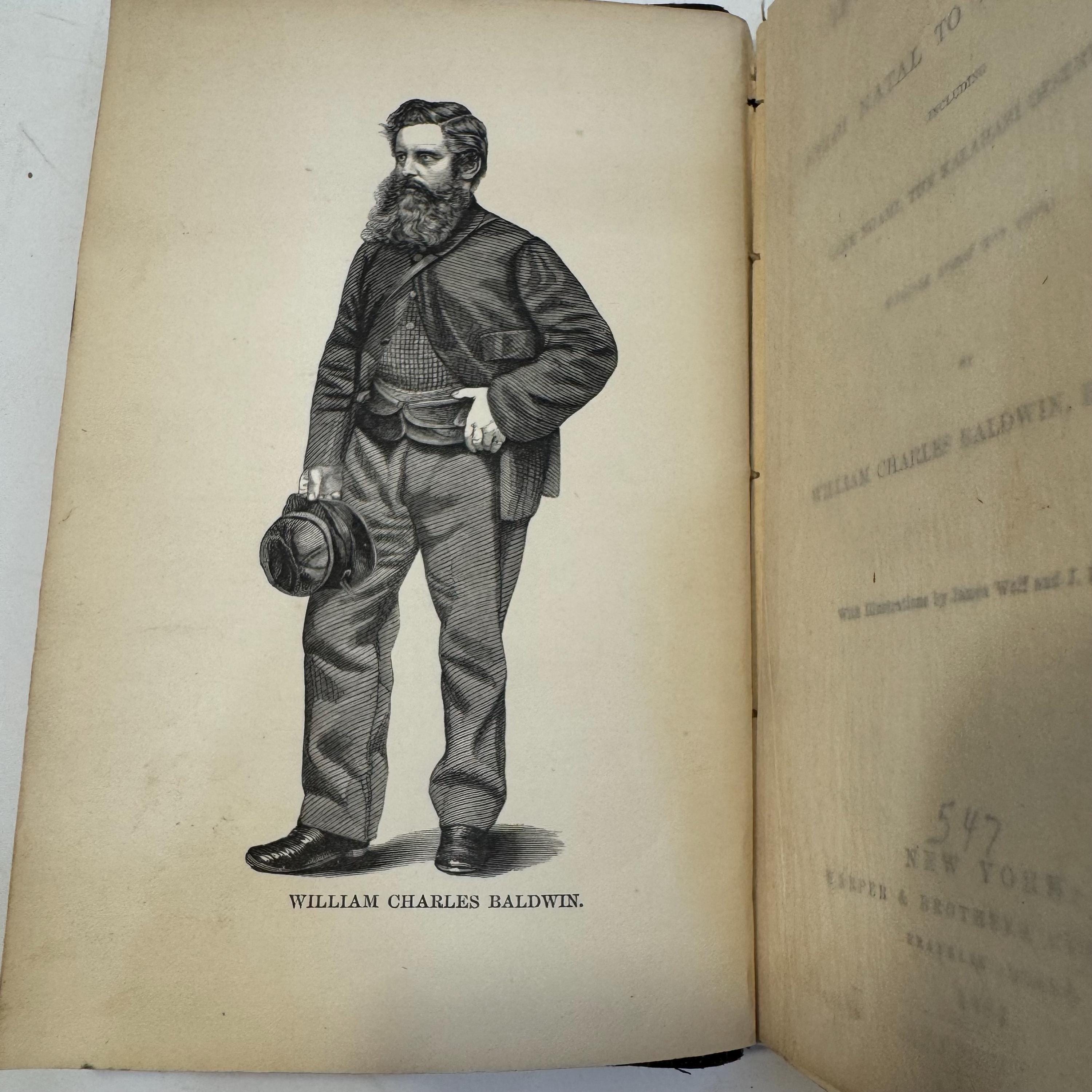 African Hunting From Natal to the Zambesi, Including Lake Ngami, The Kalahari Desert, Etc. From 1852 to 1860. With Illustrations by James Wolf and J.B. Zwecker. As-Is. — photograph 6.