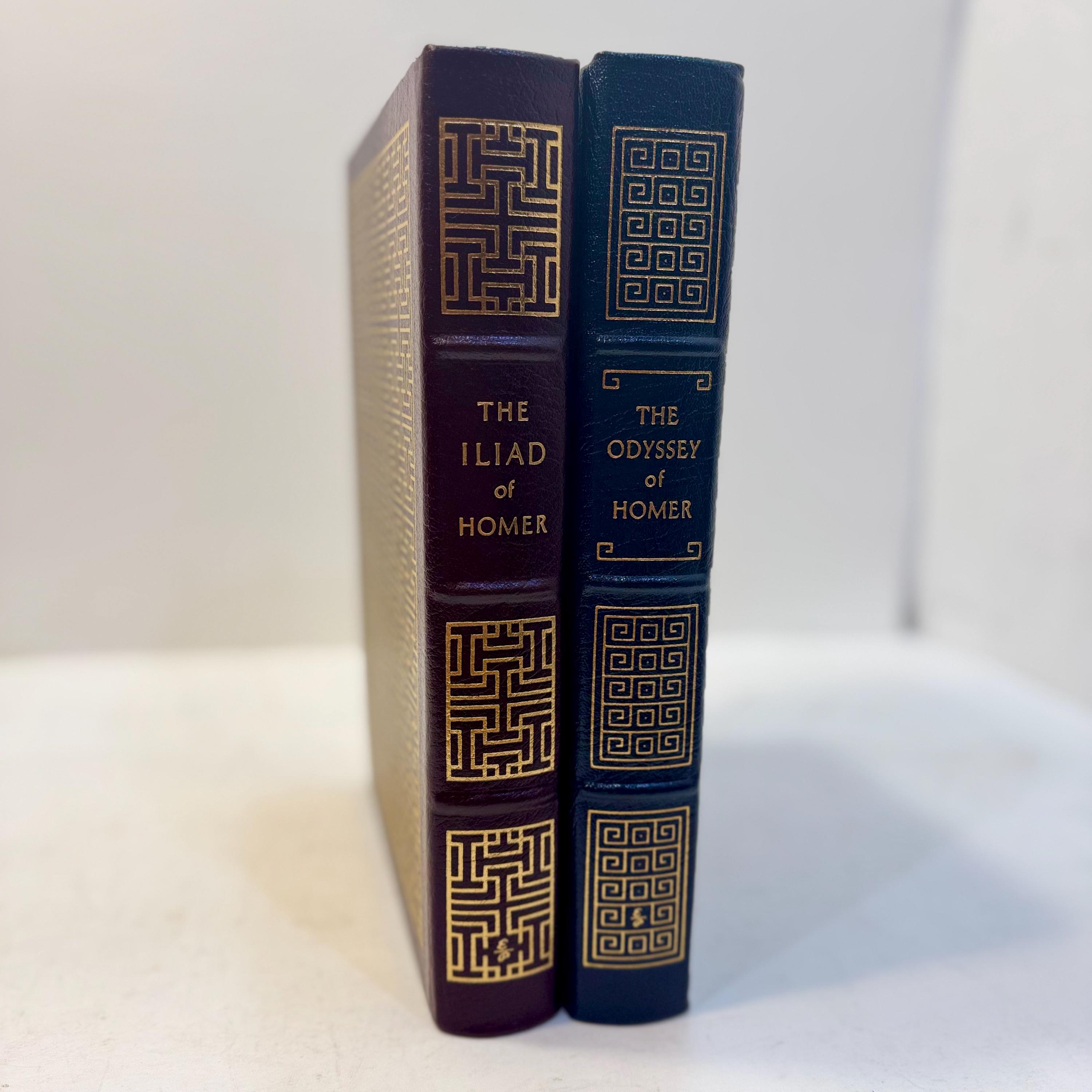 The Iliad & Odyssey of Homer | Easton Press Editions, 1978-1979, Illustrated — photograph 3.