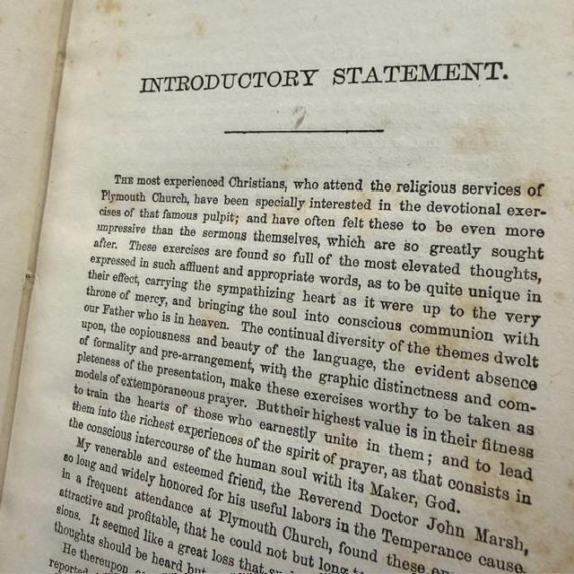 Prayers from Plymouth Pulpit, Phonographically Reported, Eighth Edition, — photograph 3.