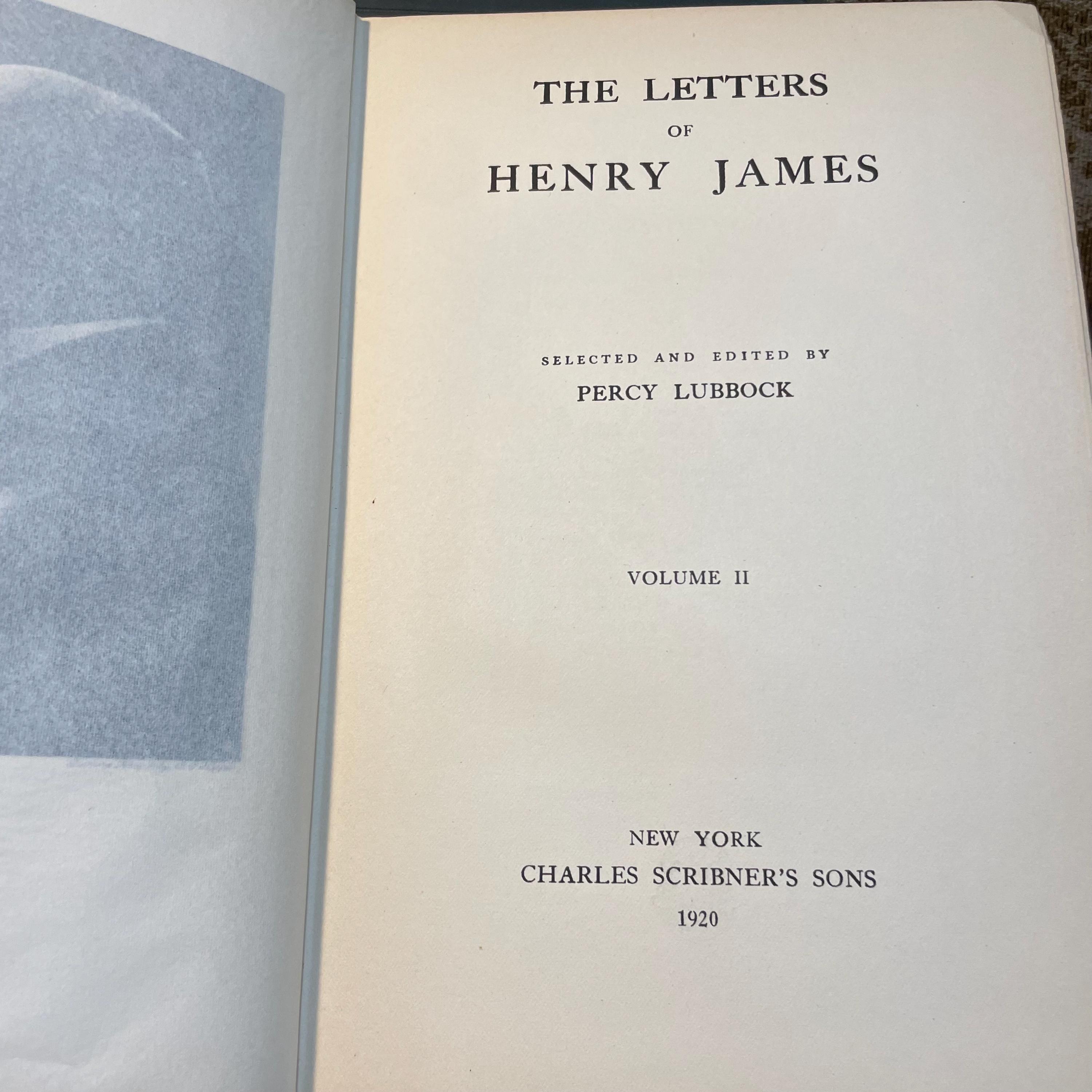 The Letters of Henry James (2 vol) — photograph 3.