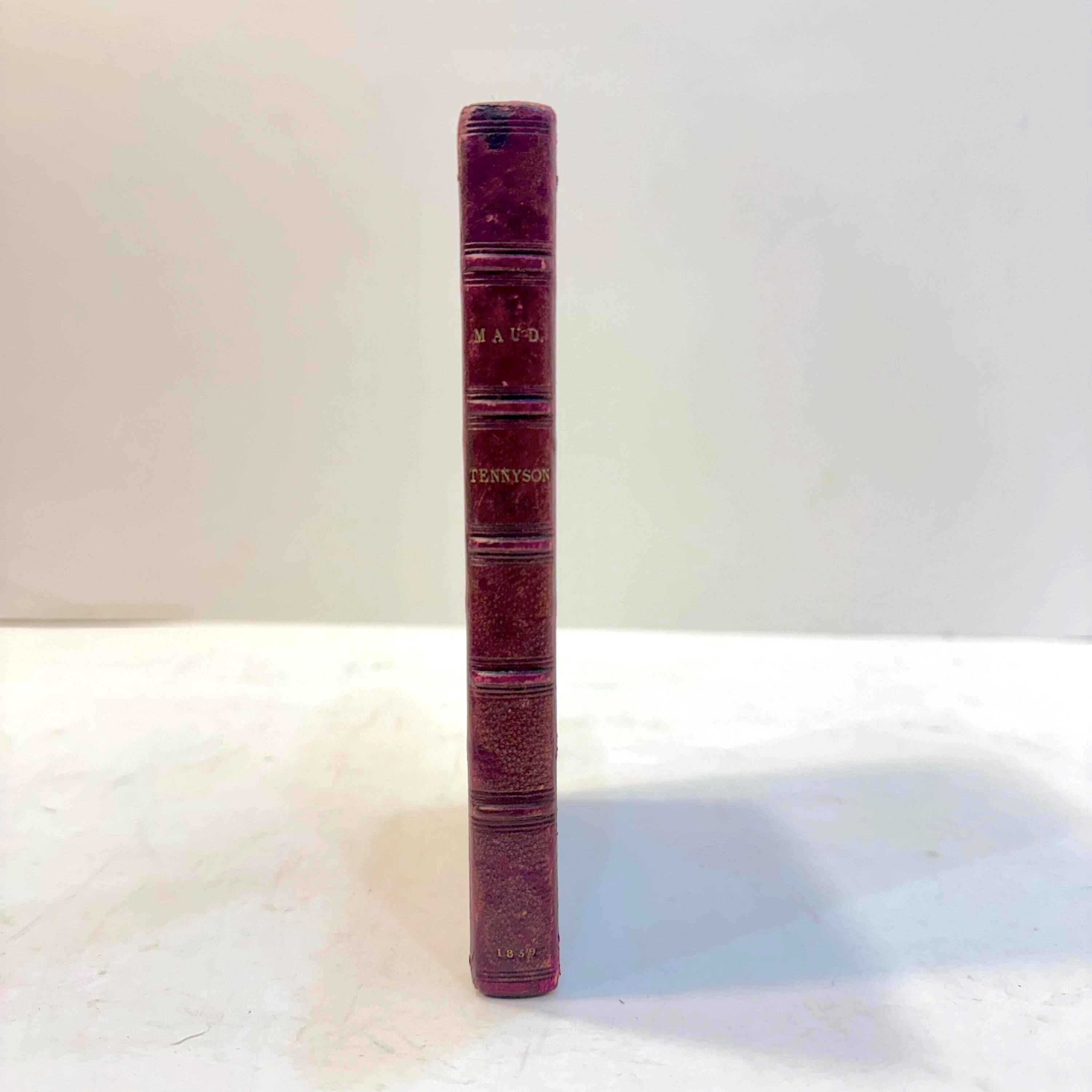 Maud, and Other Poems, a New Edition by Alfred Tennyson, 1859 | Fore-Edge Painting, Bound by Nutt — photograph 4.