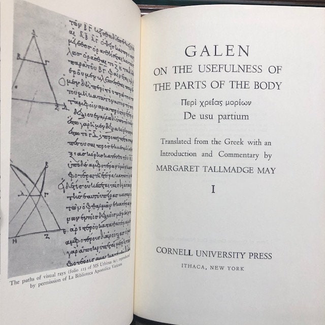 The Usefulness of the Parts of the Body. "De usu partium". Two Volumes. — photograph 2.