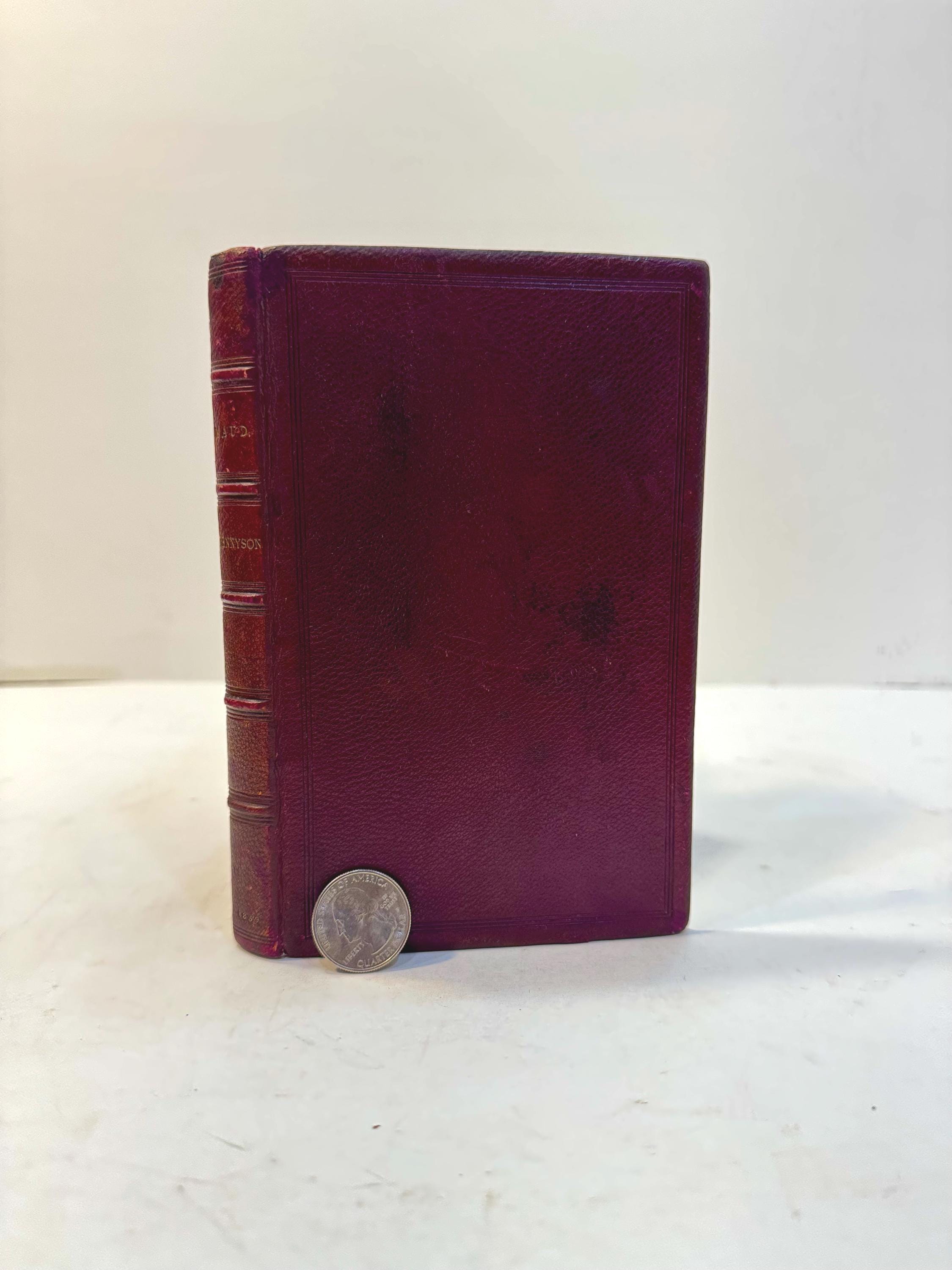 Maud, and Other Poems, a New Edition by Alfred Tennyson, 1859 | Fore-Edge Painting, Bound by Nutt — photograph 3.