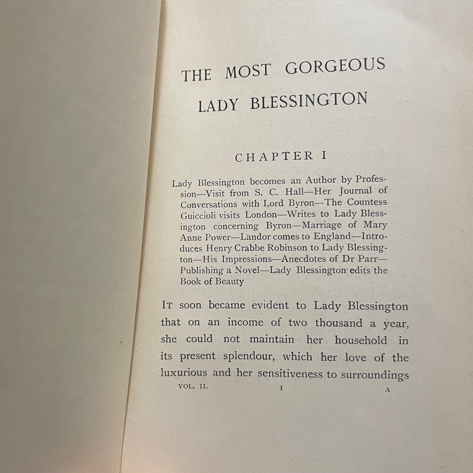 The Most Gorgeous Lady Blessington. In Two Volumes — photograph 9.