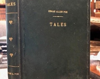 1845, Poe&#39;s Tales, First English Edition, w/ First American Edition Sheets, 1845 London Title Page